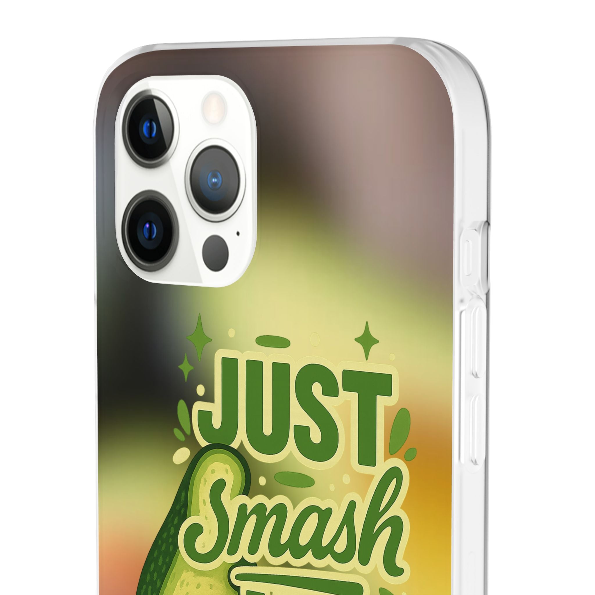 Phone Case - "Just Smash It" Avocado Design