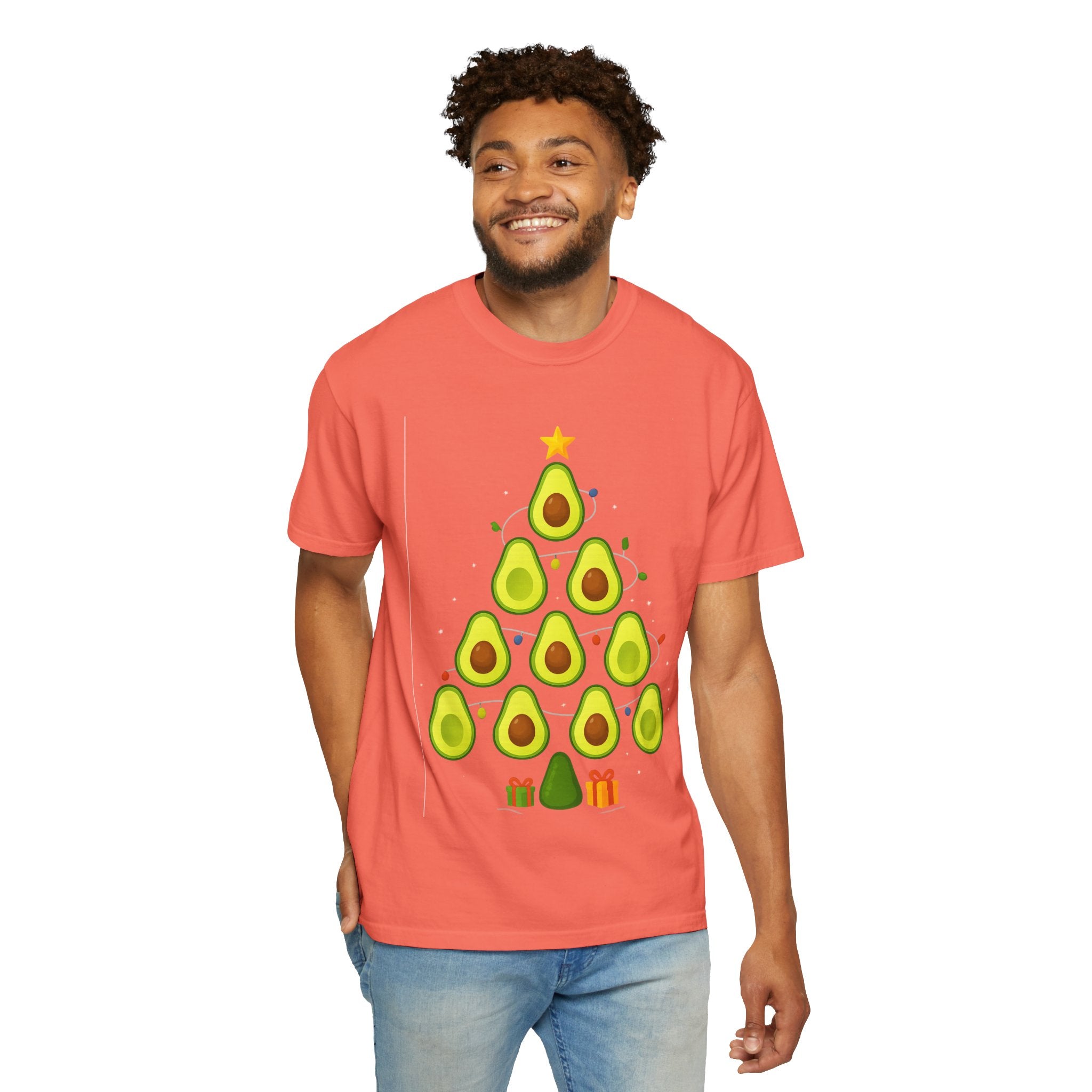 Avocado Christmas Tree T-Shirt — Funny Holiday Avocado Tee