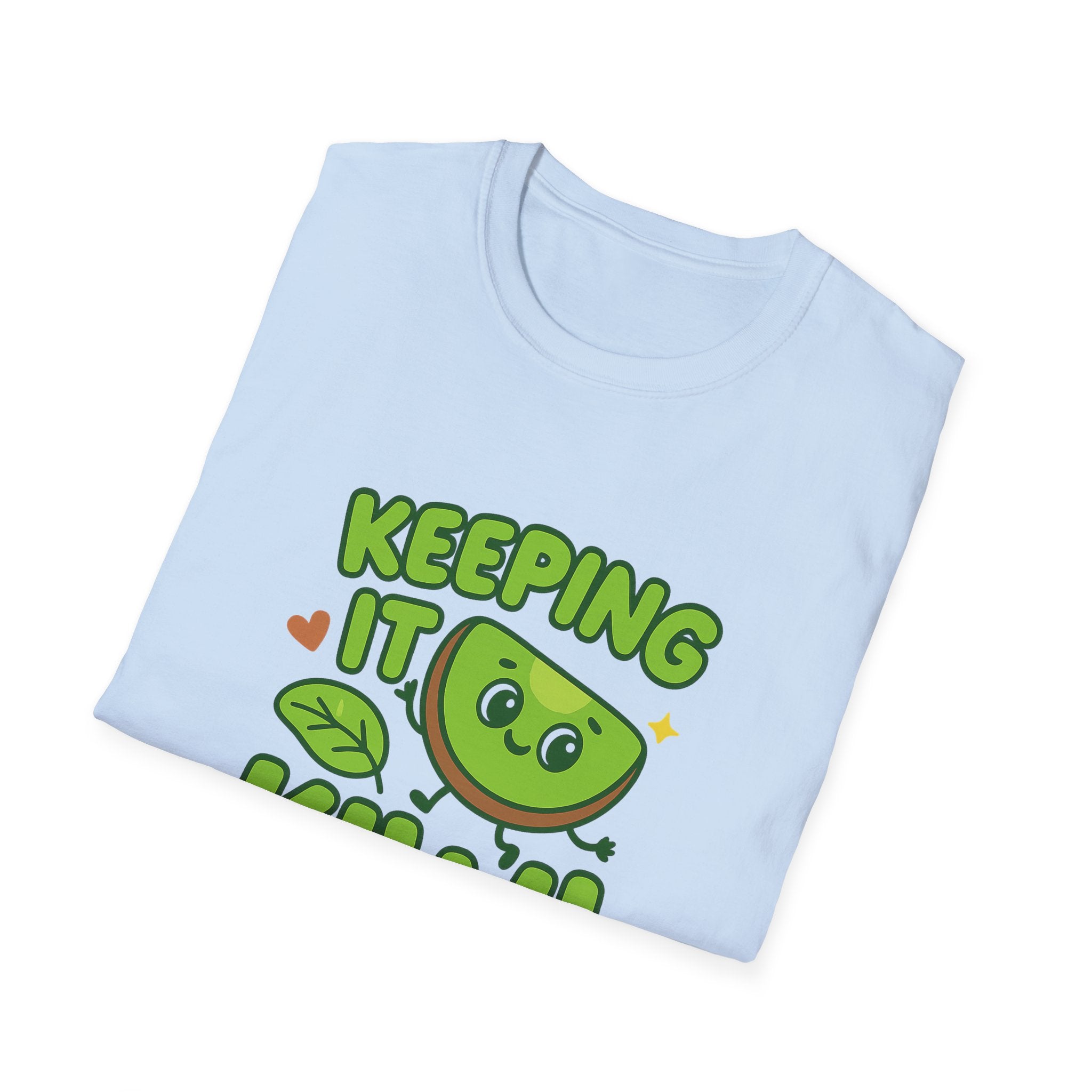 Whimsical Kiwi Graphic Tee | Funny Fruit Shirt, Eco-Friendly Gift, Summer Style, Casual Look, Gift for Fruit Lovers