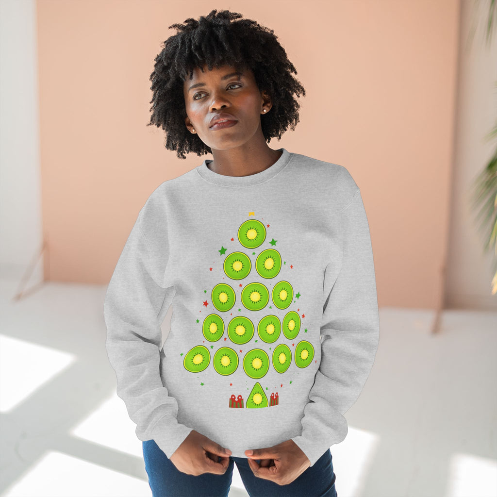 Avocado Christmas Tree Sweatshirt — Festive Holiday Crewneck