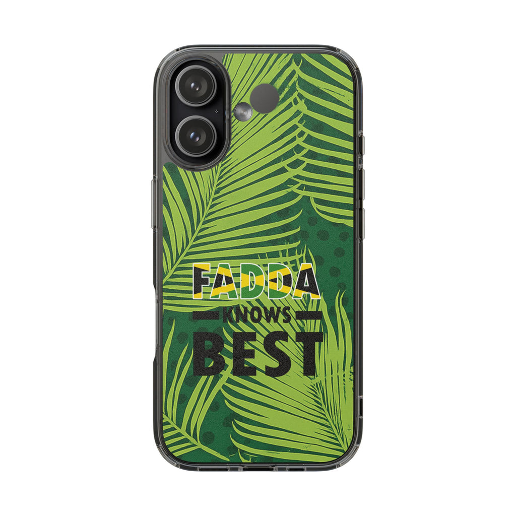 Phone Case — "Padda Knows Best" Tropical Clear Impact-Resistant Case