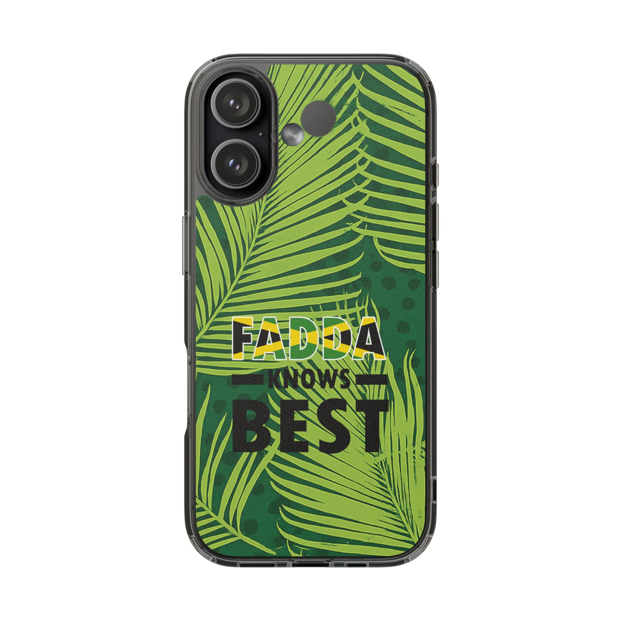 Phone Case — "Padda Knows Best" Tropical Clear Impact-Resistant Case