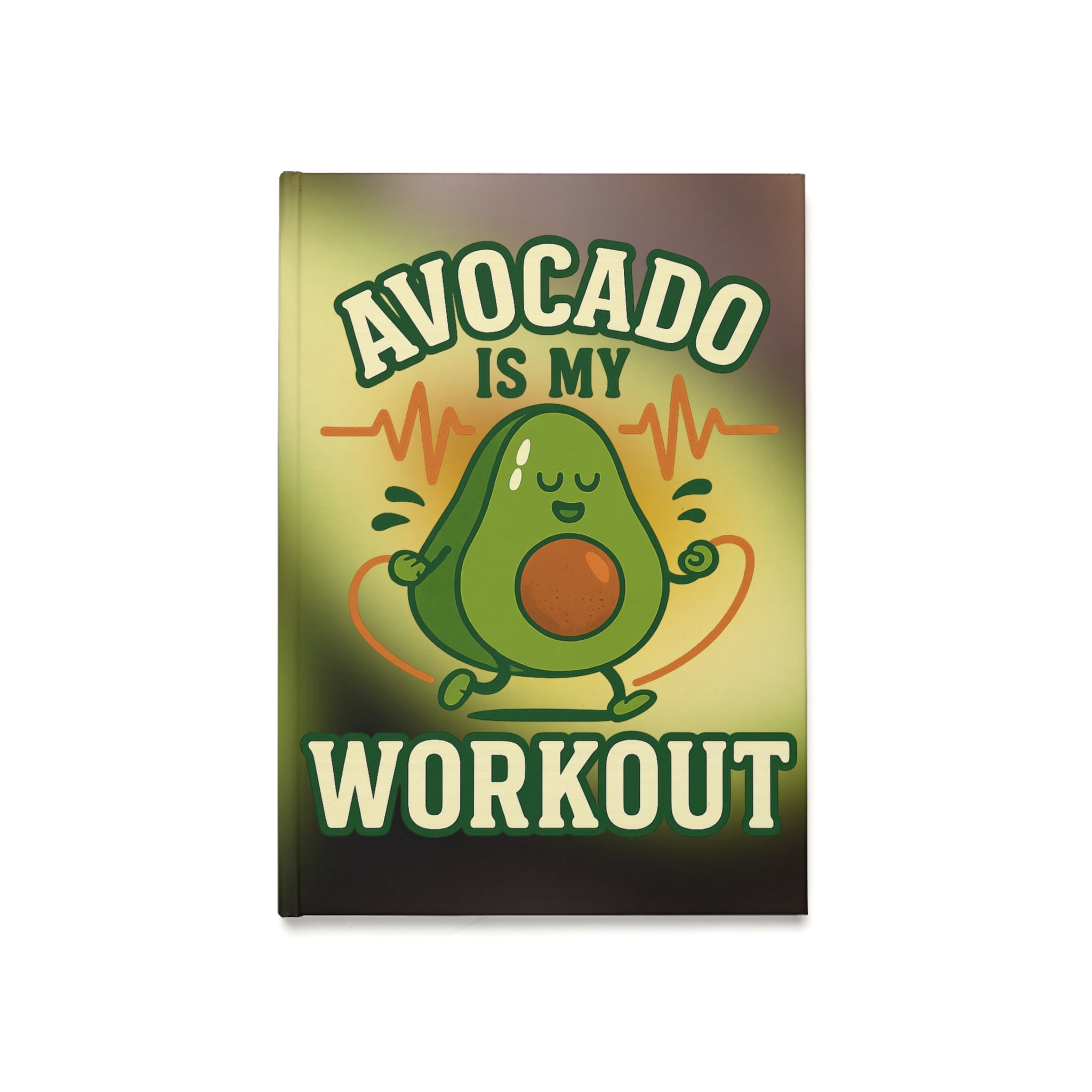 Avocado-Themed A5 Hardcover Journal for Fitness Lovers | Workout Notebook, Cute Diary, Gift for Foodies, Personal Planner, Journal for [...]