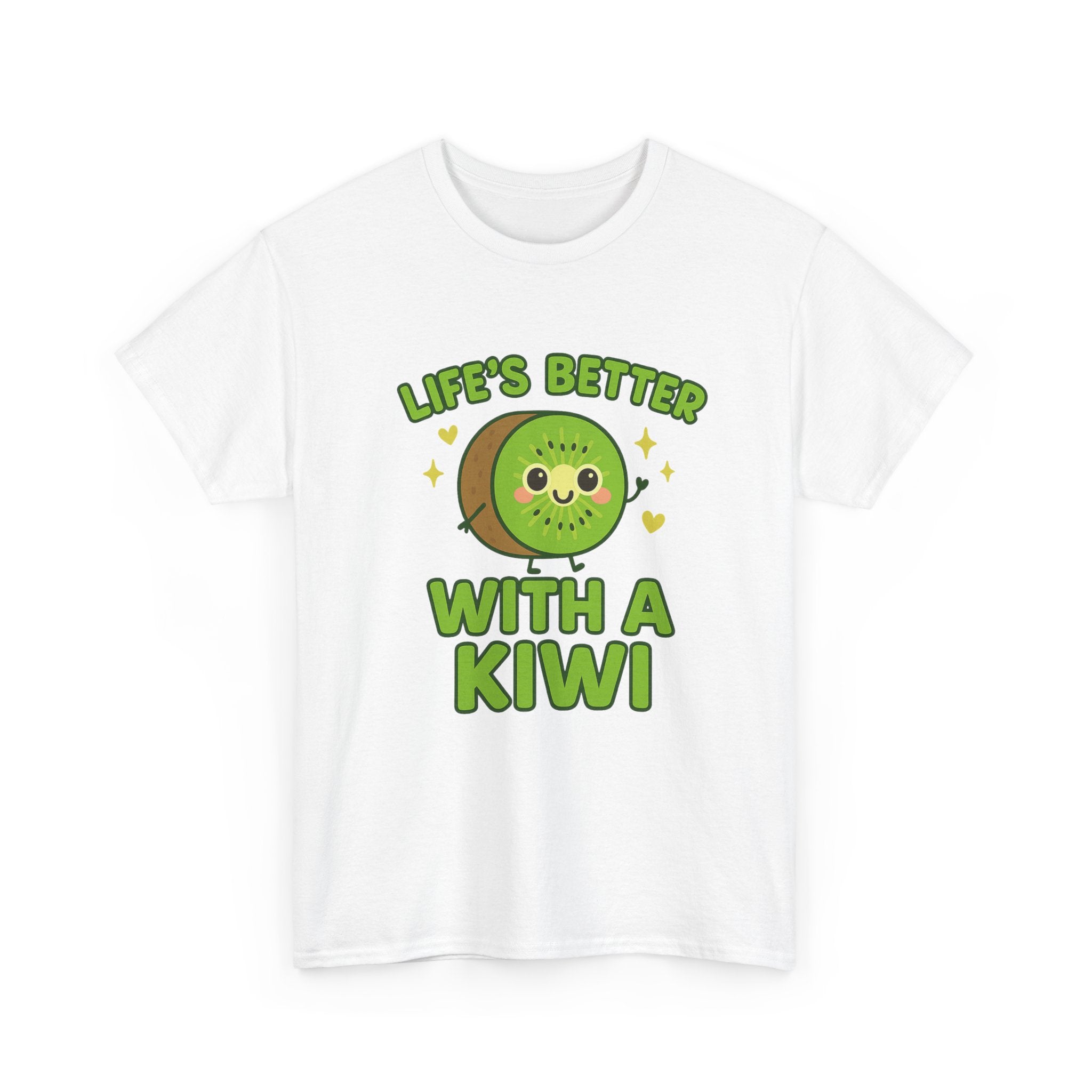 Playful Kiwi Tee - Life's Better with a Kiwi, Fun T-Shirt, Unisex Cotton Shirt, Gift for Fruit Lovers, Cute Apparel