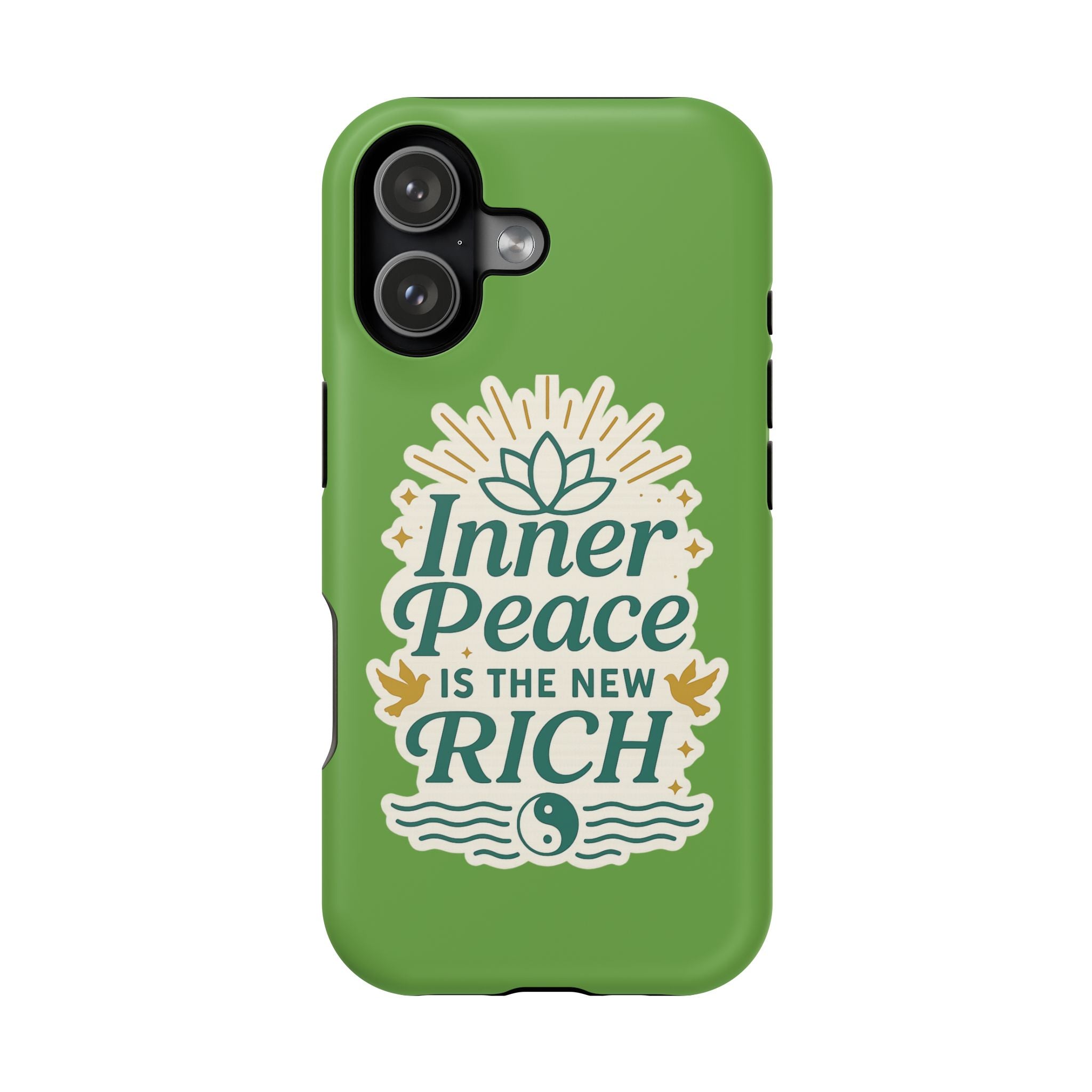 Phone Case — "Inner Peace Is the New Rich" Magnetic Impact-Resistant Case