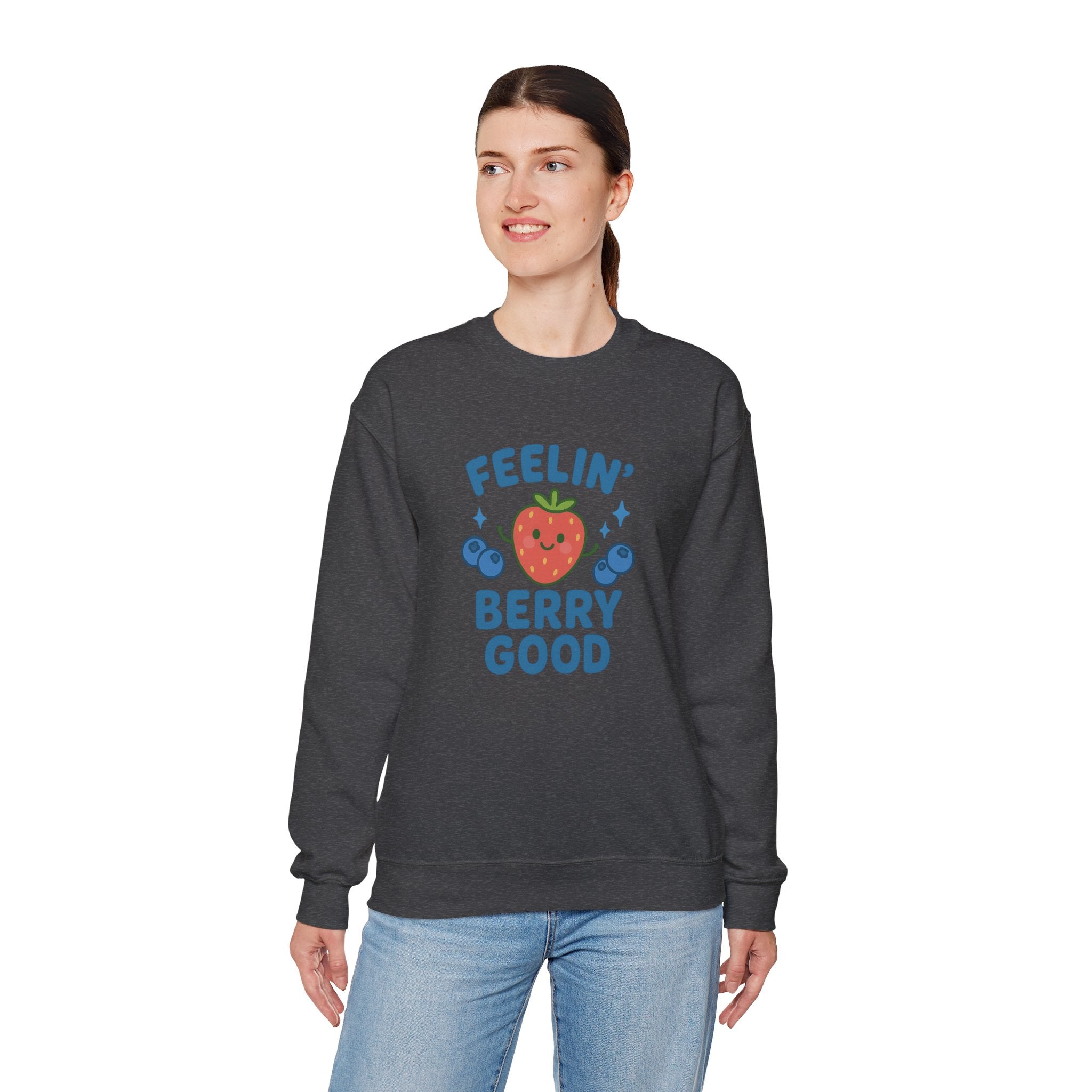Cute Fruit-Themed Crewneck Sweatshirt, Cozy Gift for Food Lovers, Unisex Sweatshirt for Everyday Wear, Perfect for Fall and Winter, [...]