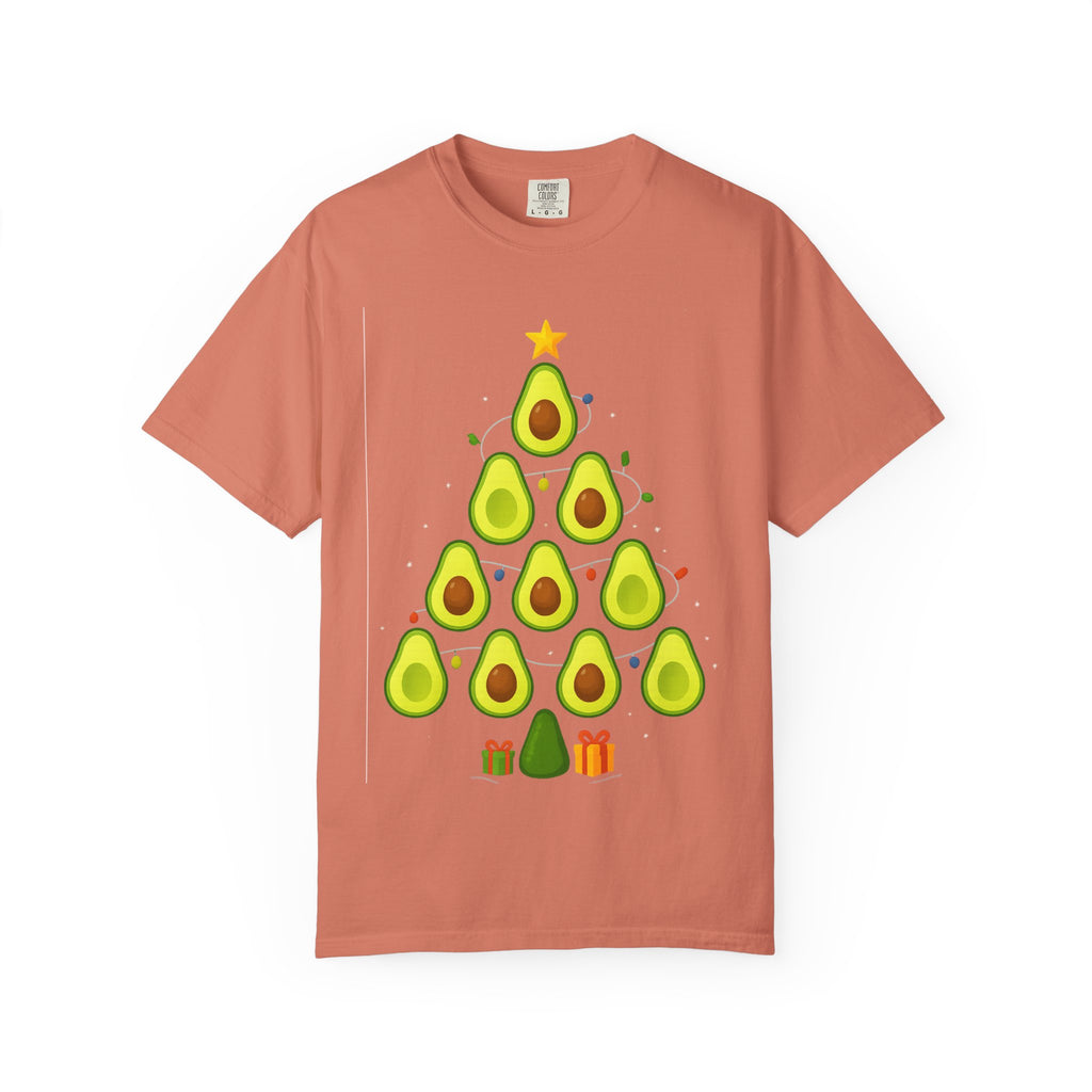 Avocado Christmas Tree T-Shirt — Funny Holiday Avocado Tee
