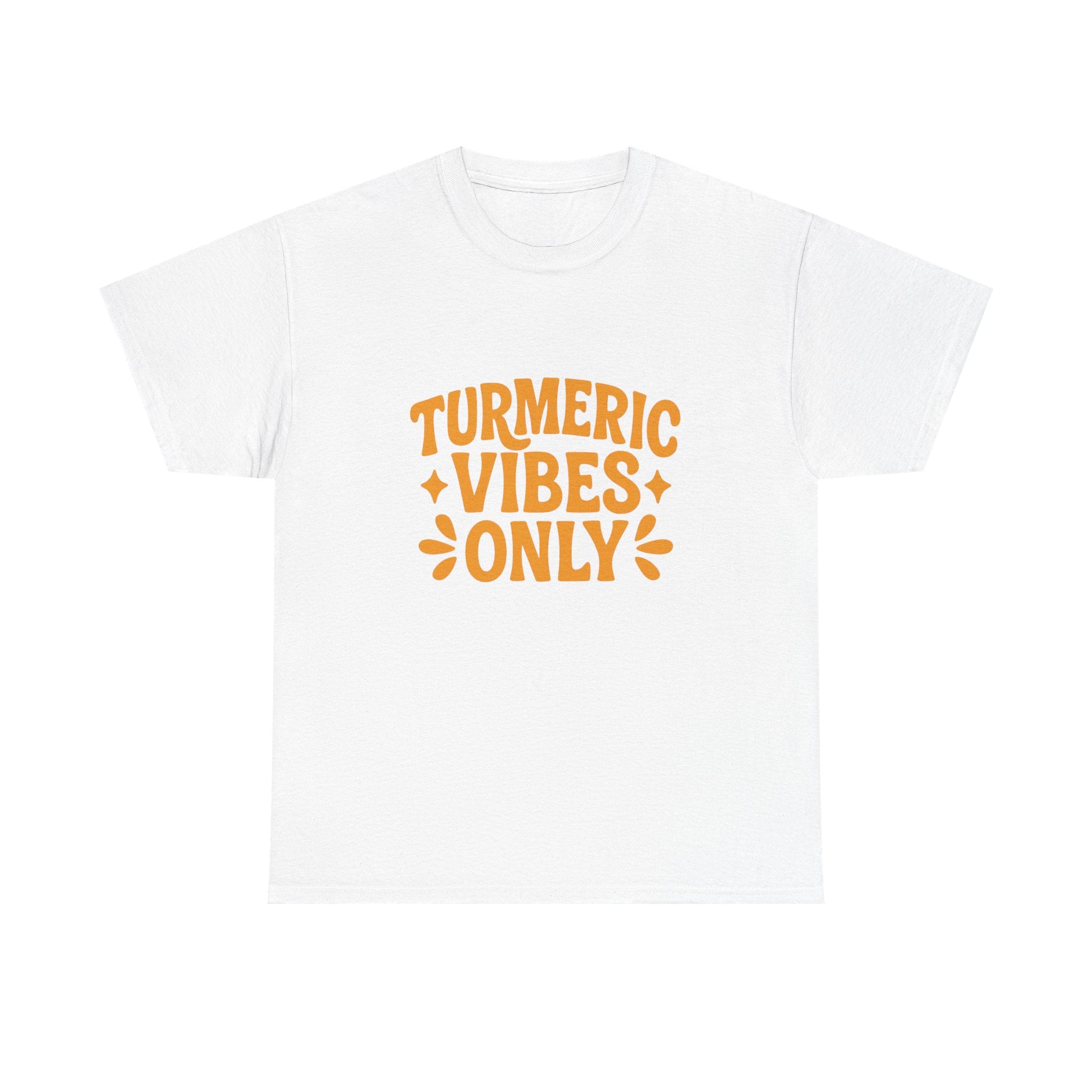 Turmeric Vibes Only Tee - Unisex Heavy Cotton Shirt for Wellness Lovers, Casual Wear, Gift for Friends, Summer Outfits, Mood-Boosting [...]