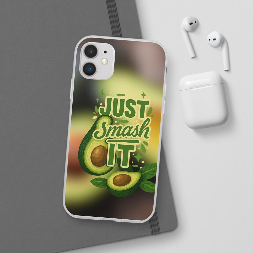 Phone Case - "Just Smash It" Avocado Design