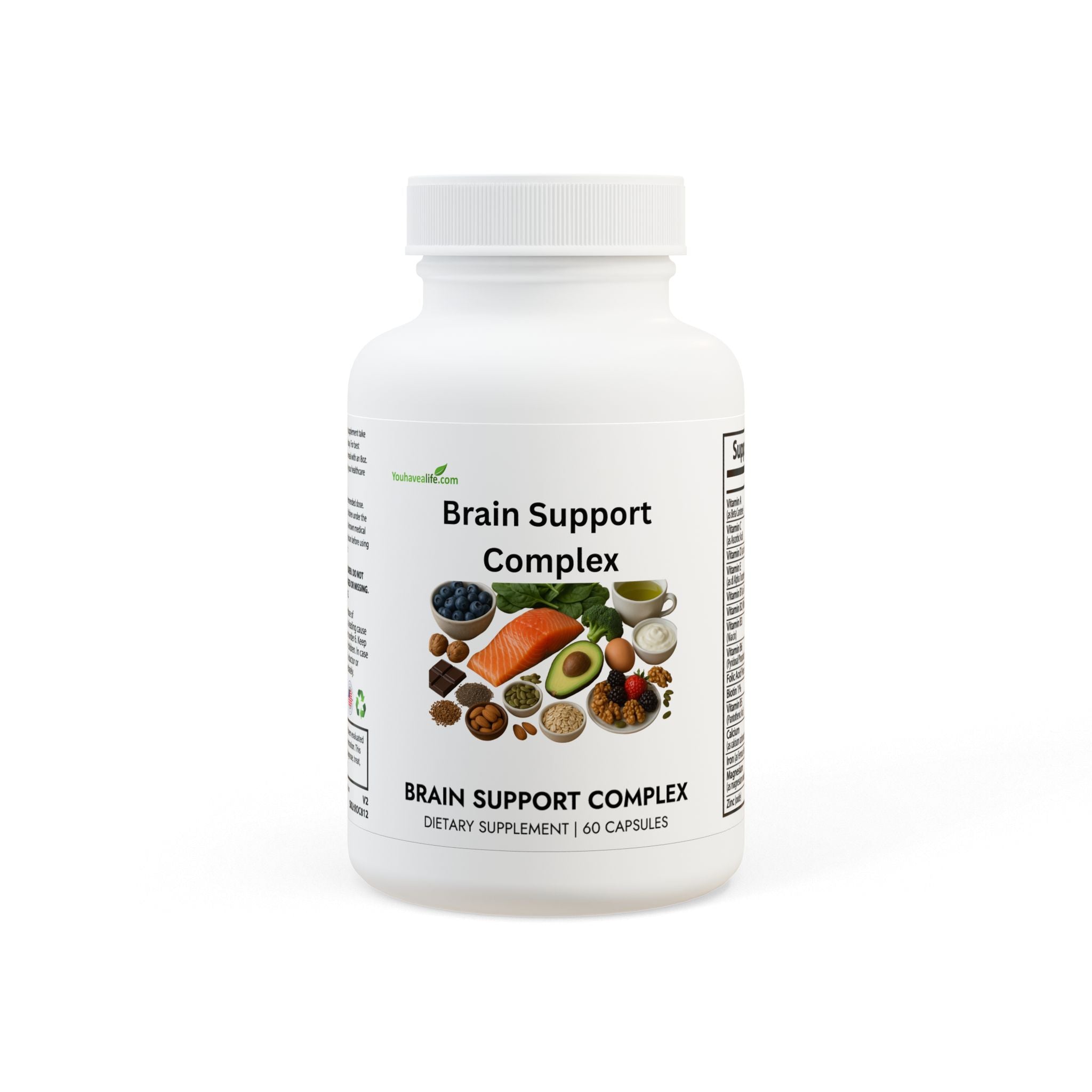Brain Support Complex Supplement (60 Capsules)