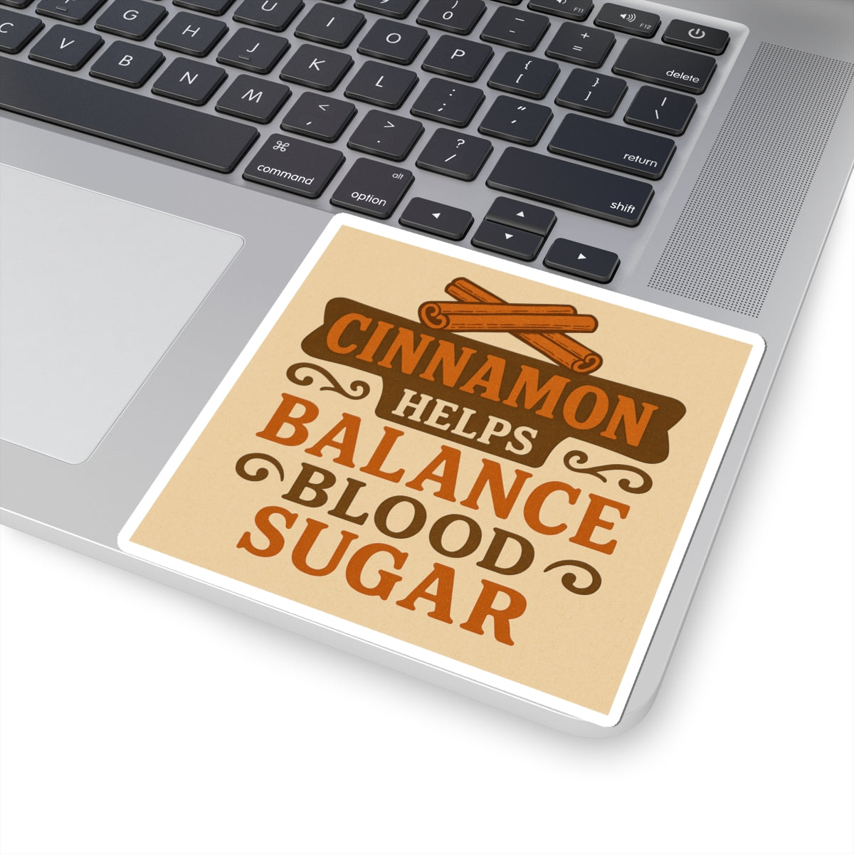 Cinnamon Health Stickers | Balance Blood Sugar | Funny Kitchen Decor, Gift for Foodies, Laptop Stickers, Seasonal Gifts