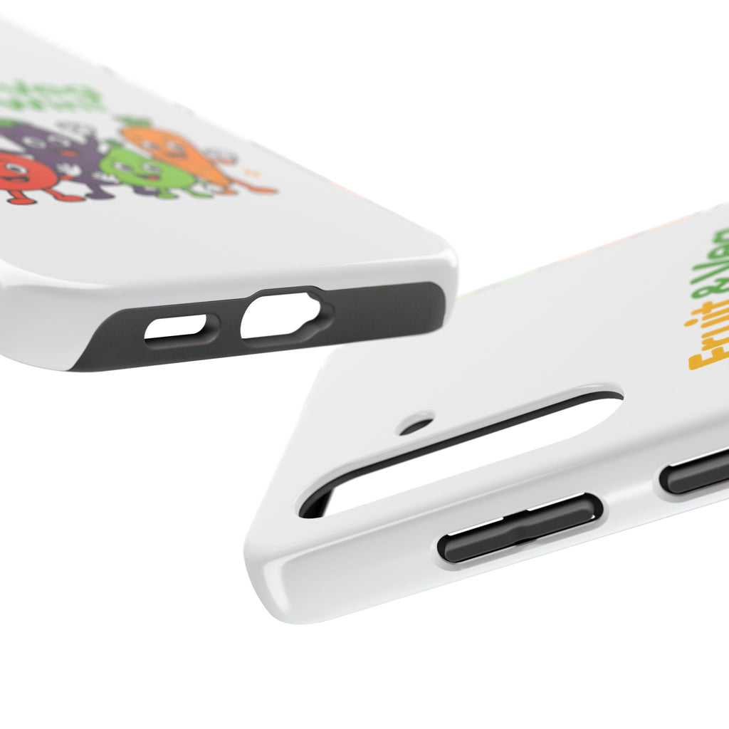 Phone Case — "Fruit & Veg for the Win!" Cute Healthy Veggie Design