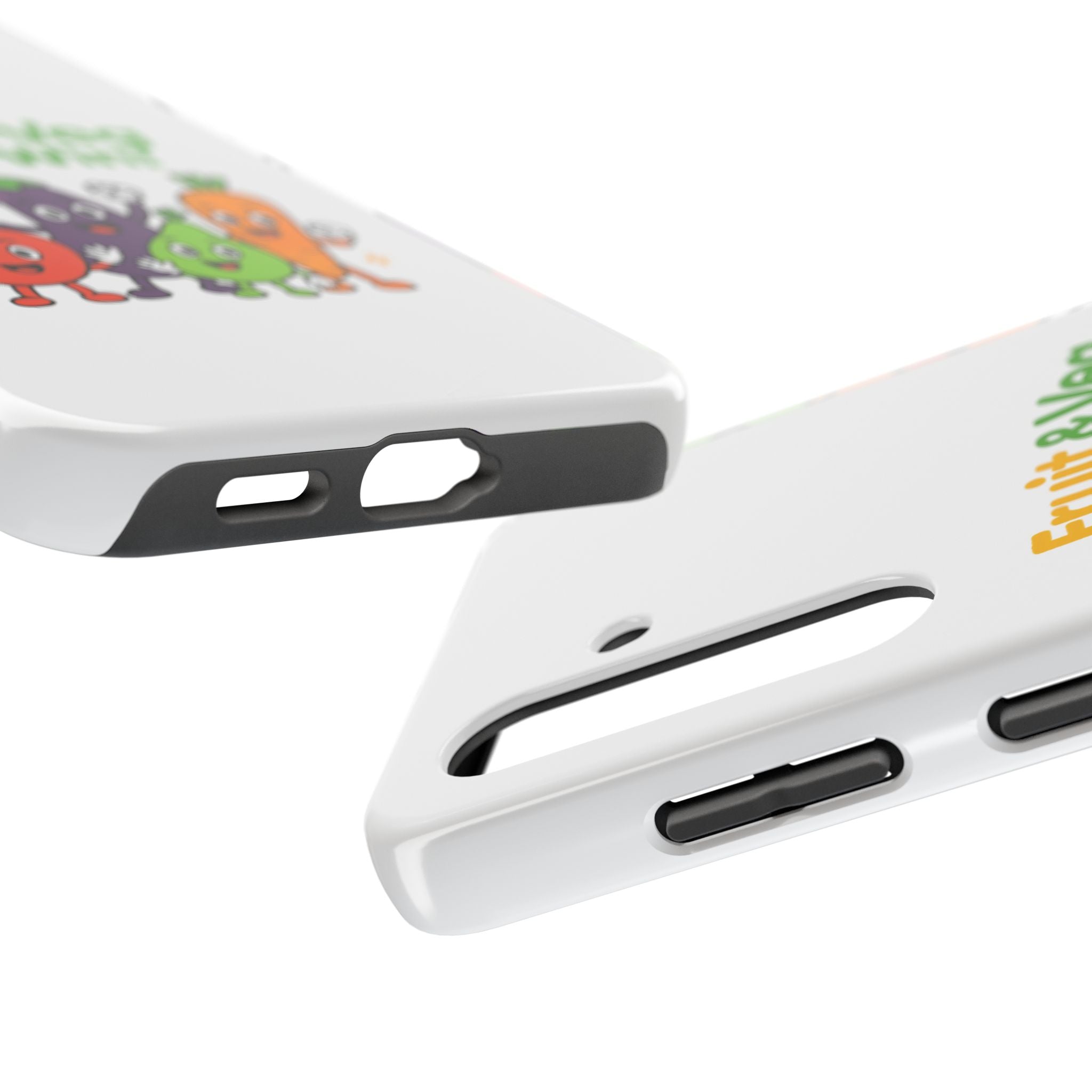Phone Case — "Fruit & Veg for the Win!" Cute Healthy Veggie Design