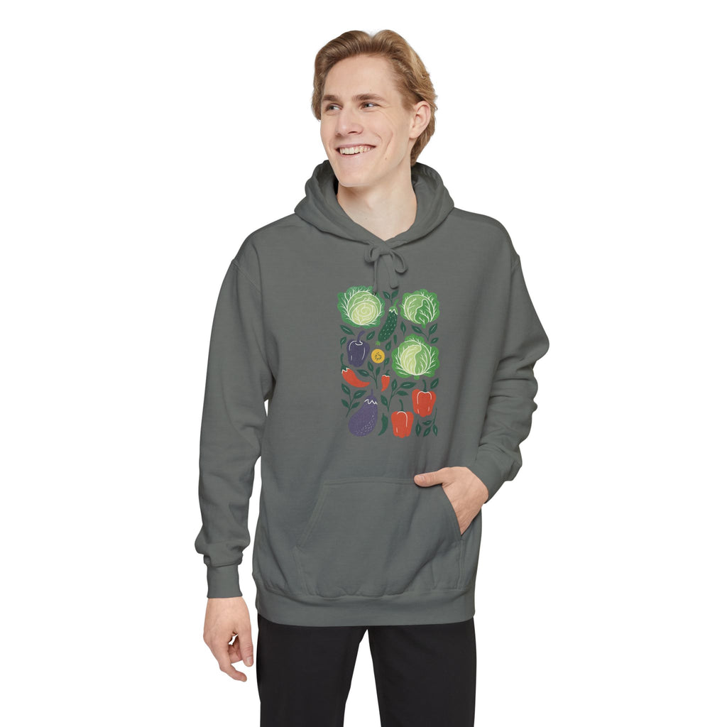 Vegetable Patch Hoodie — Organic Garden Produce Graphic Hoodie