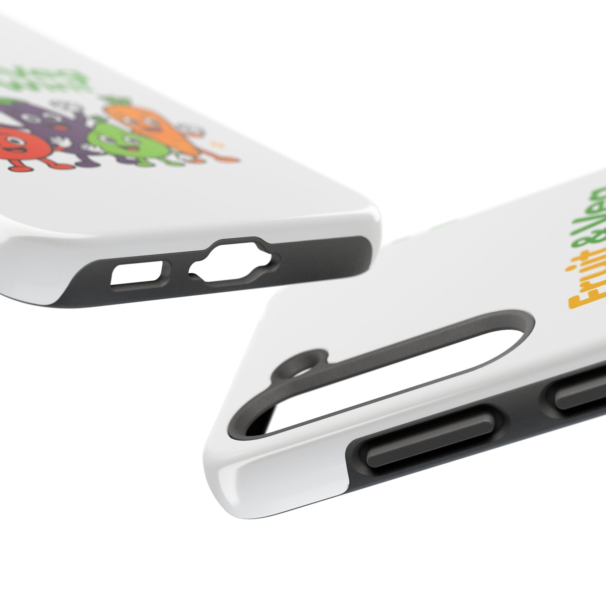 Phone Case — "Fruit & Veg for the Win!" Cute Healthy Veggie Design