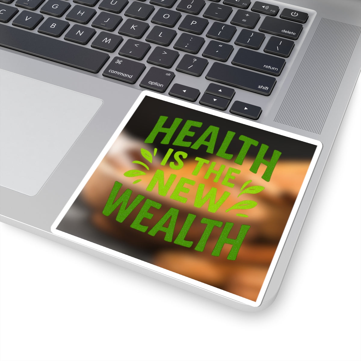 Health is the New Wealth Kiss-Cut Stickers | Motivational Decor, Planner Accessories, Laptop Stickers, Wellness Gifts, Positive Affirmation