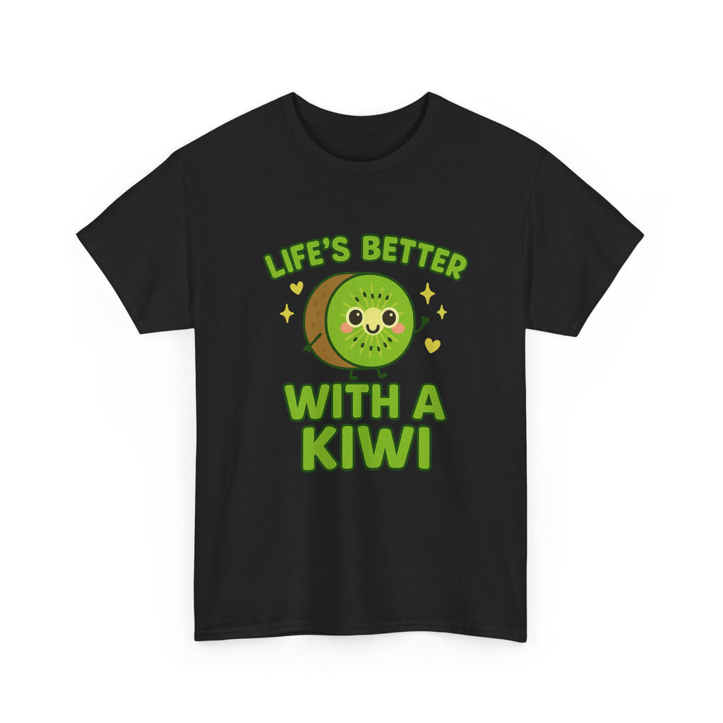 Playful Kiwi Tee - Life's Better with a Kiwi, Fun T-Shirt, Unisex Cotton Shirt, Gift for Fruit Lovers, Cute Apparel