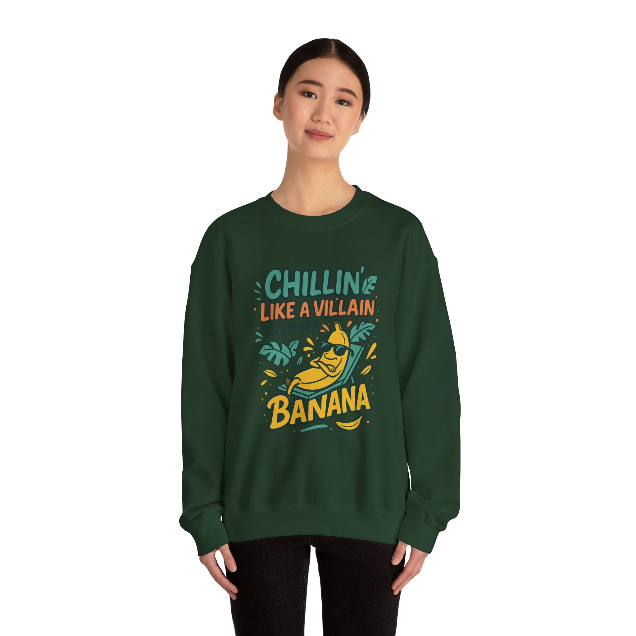 Chillin' Like a Villain Banana Sweatshirt