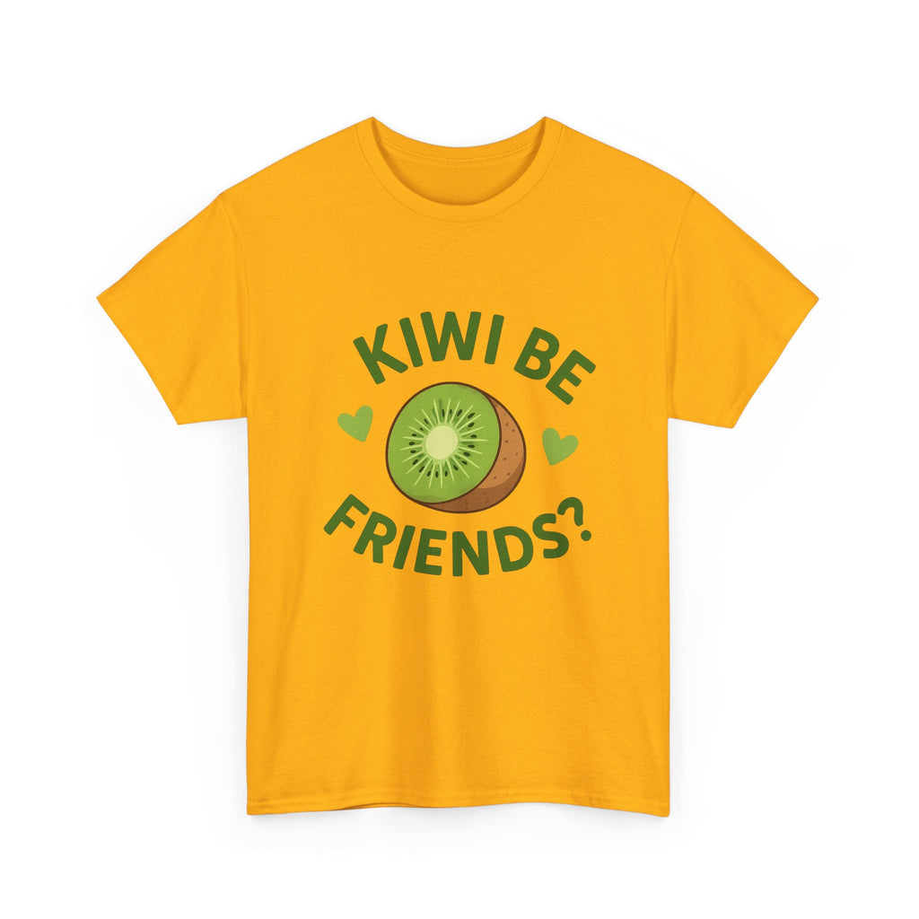 Cute Kiwi Friends Unisex Tee - Fun Graphic T-Shirt for Fruit Lovers, Perfect for Casual Wear, Gifts, Birthdays, and Summer