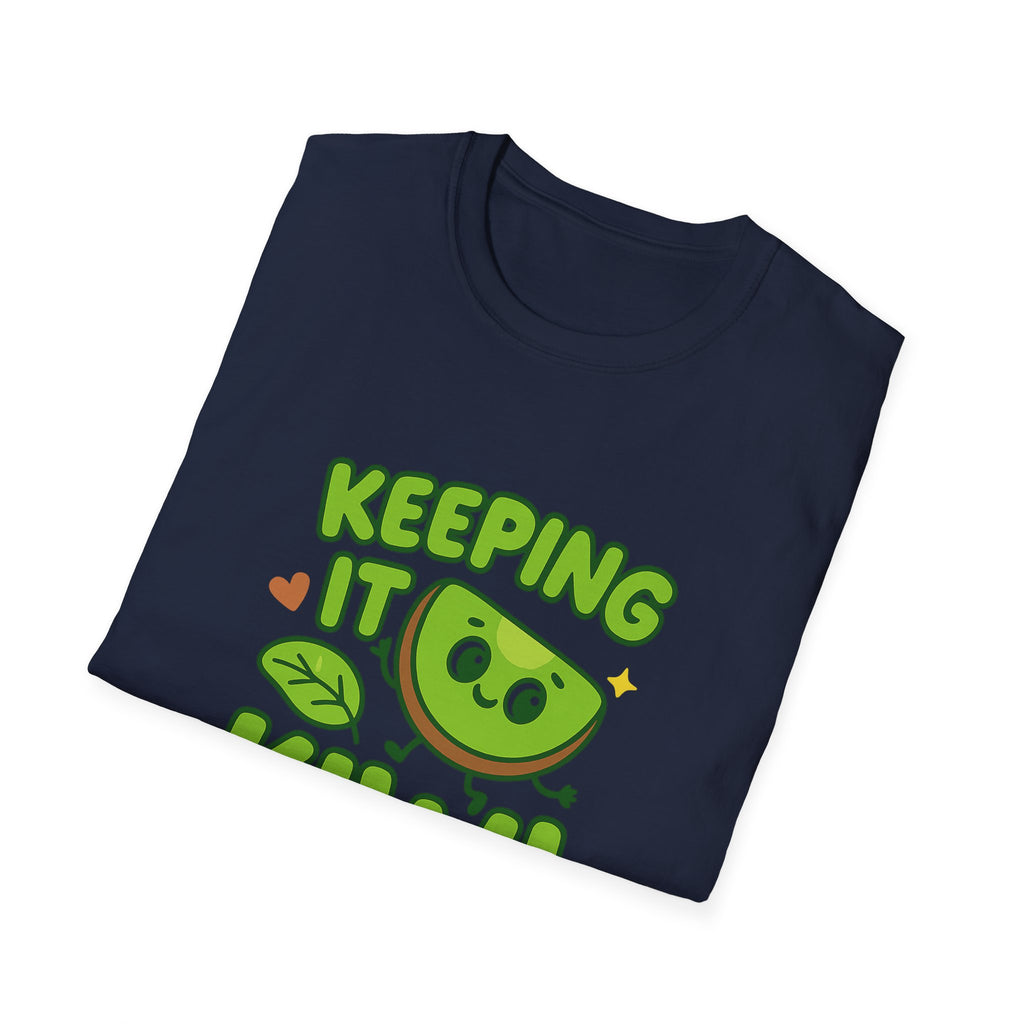 Whimsical Kiwi Graphic Tee | Funny Fruit Shirt, Eco-Friendly Gift, Summer Style, Casual Look, Gift for Fruit Lovers
