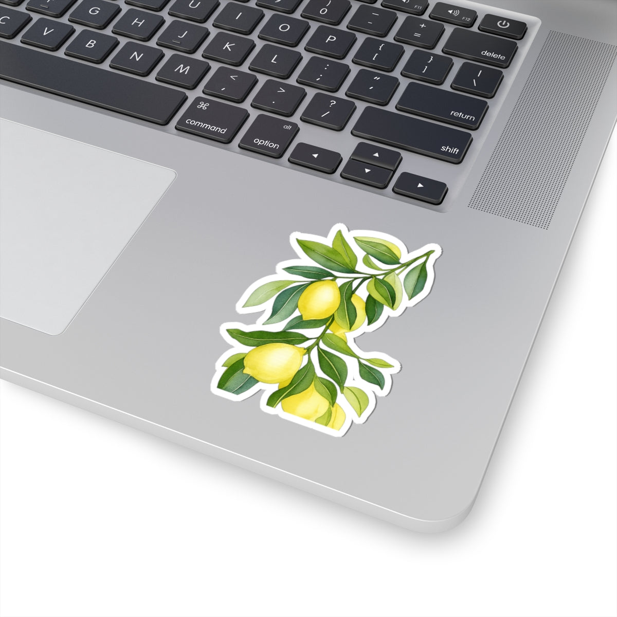 Lemon Branch Kiss-Cut Stickers, Fresh Fruit Decor, Laptop Stickers, Eco-Friendly Gifts, Botanical Art, Summer Vibes