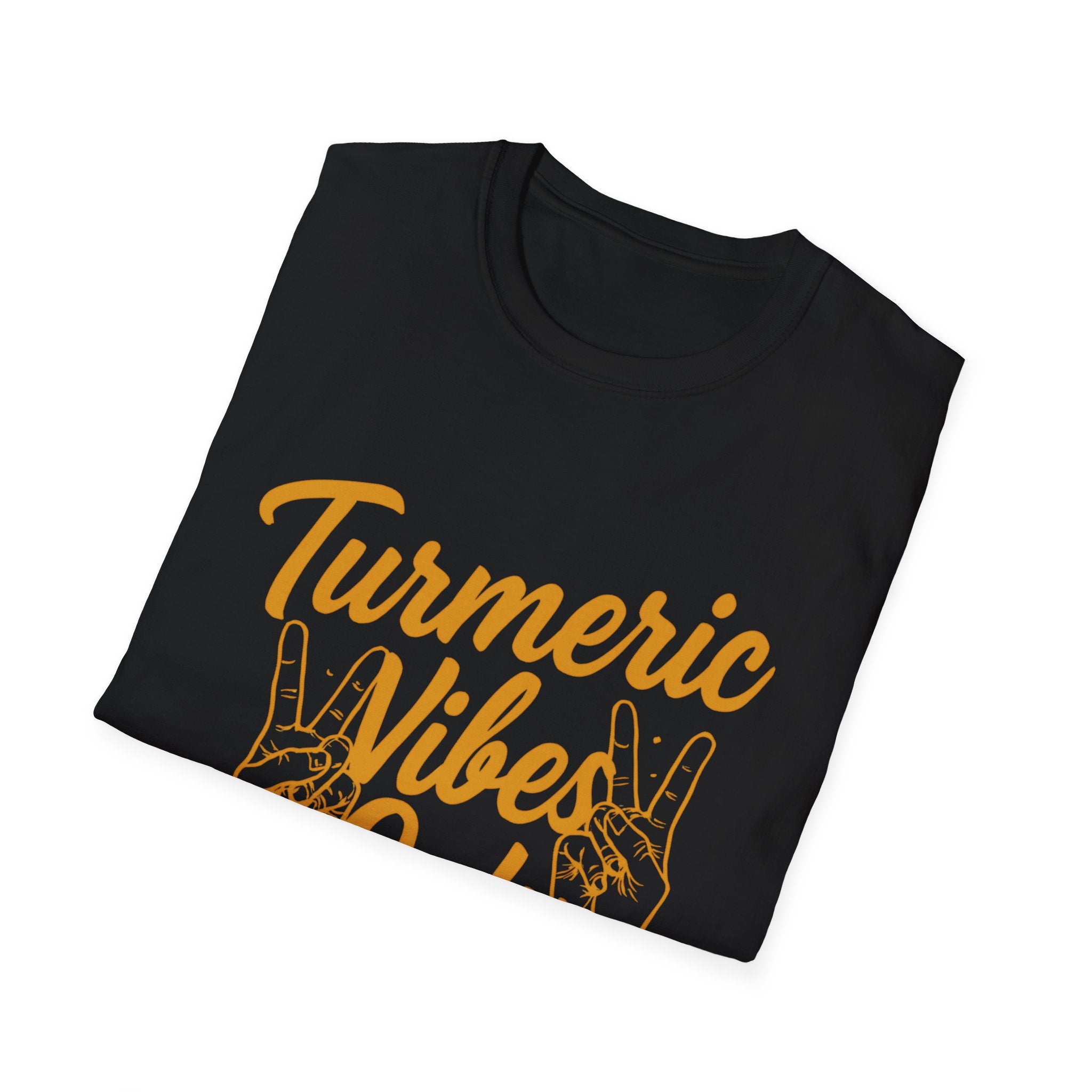 Turmeric Vibes Unisex T-Shirt, Positive Affirmation Tee, Comfortable Casual Wear, Summer Outfit, Gift for Wellness Enthusiasts