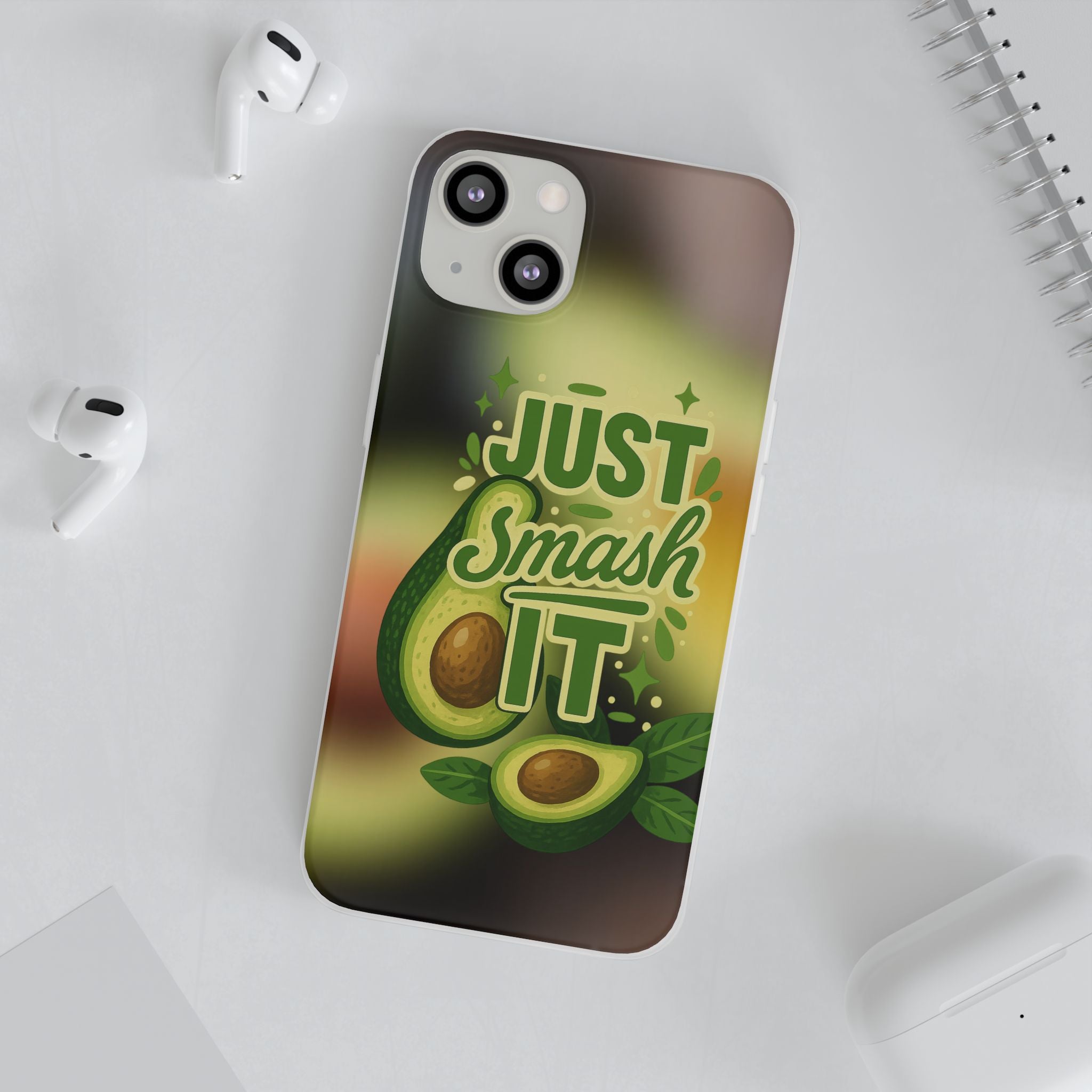 Phone Case - "Just Smash It" Avocado Design