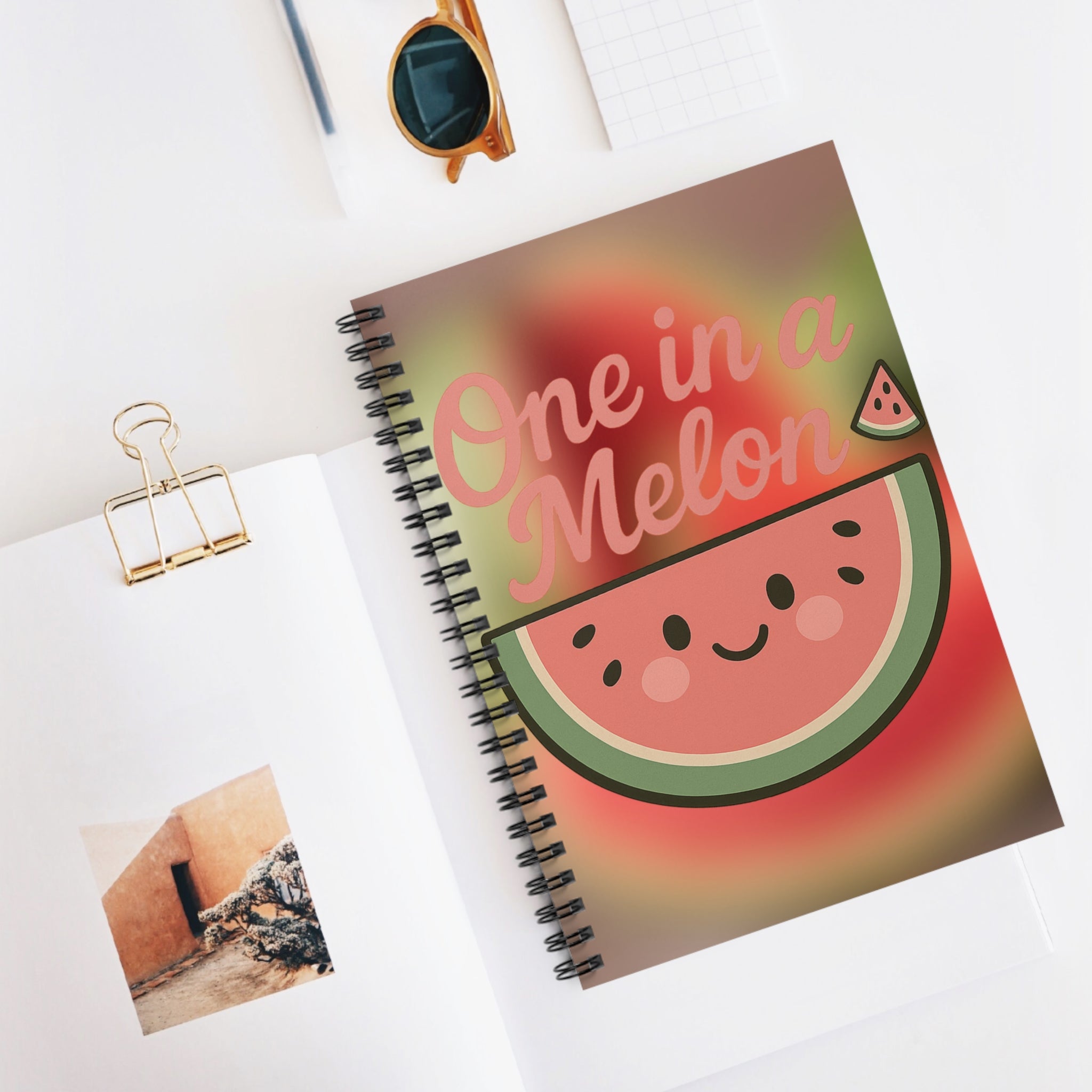 Playful Watermelon Spiral Notebook - One in a Melon