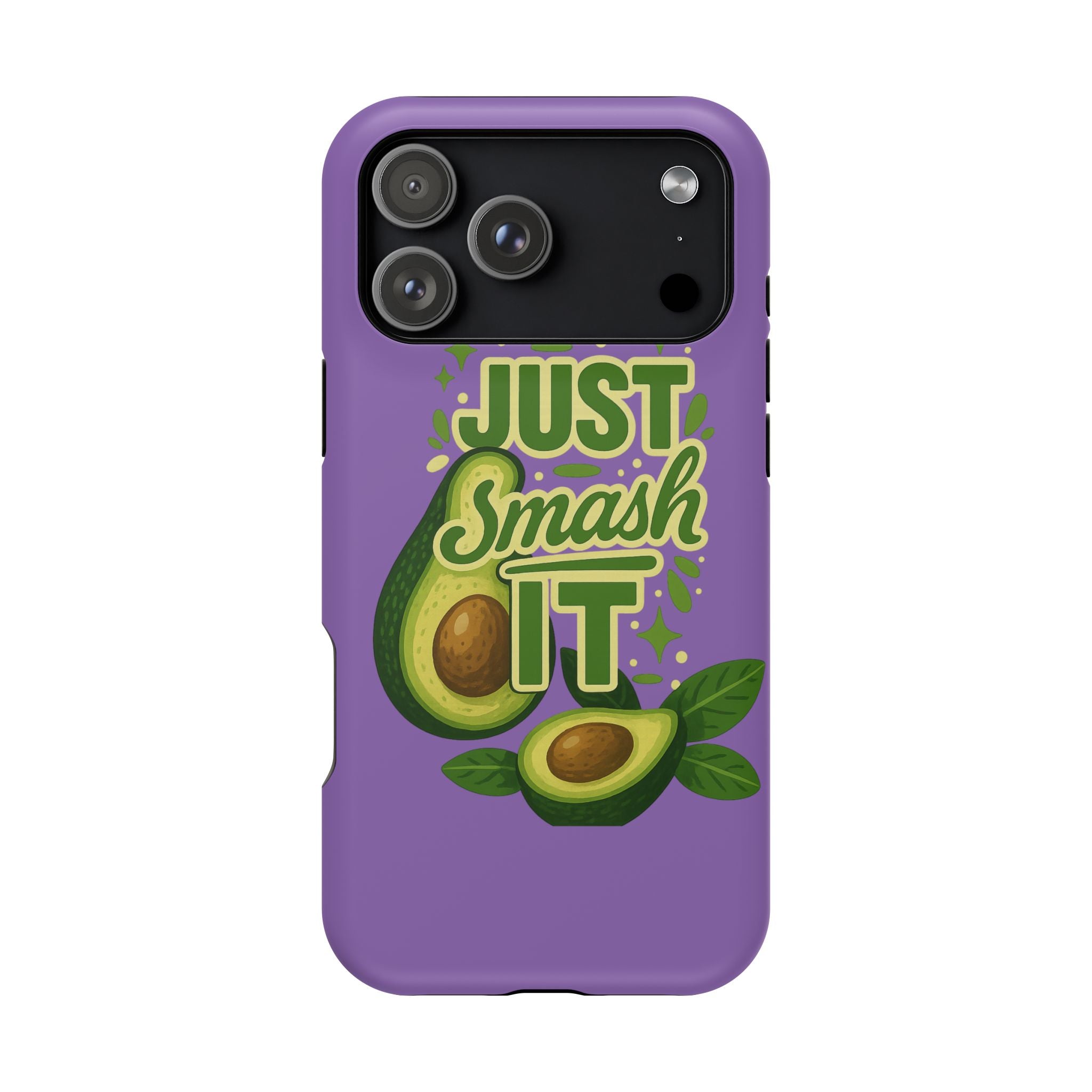 Phone Case — "Just Smash It" Avocado Magnetic Impact-Resistant Case
