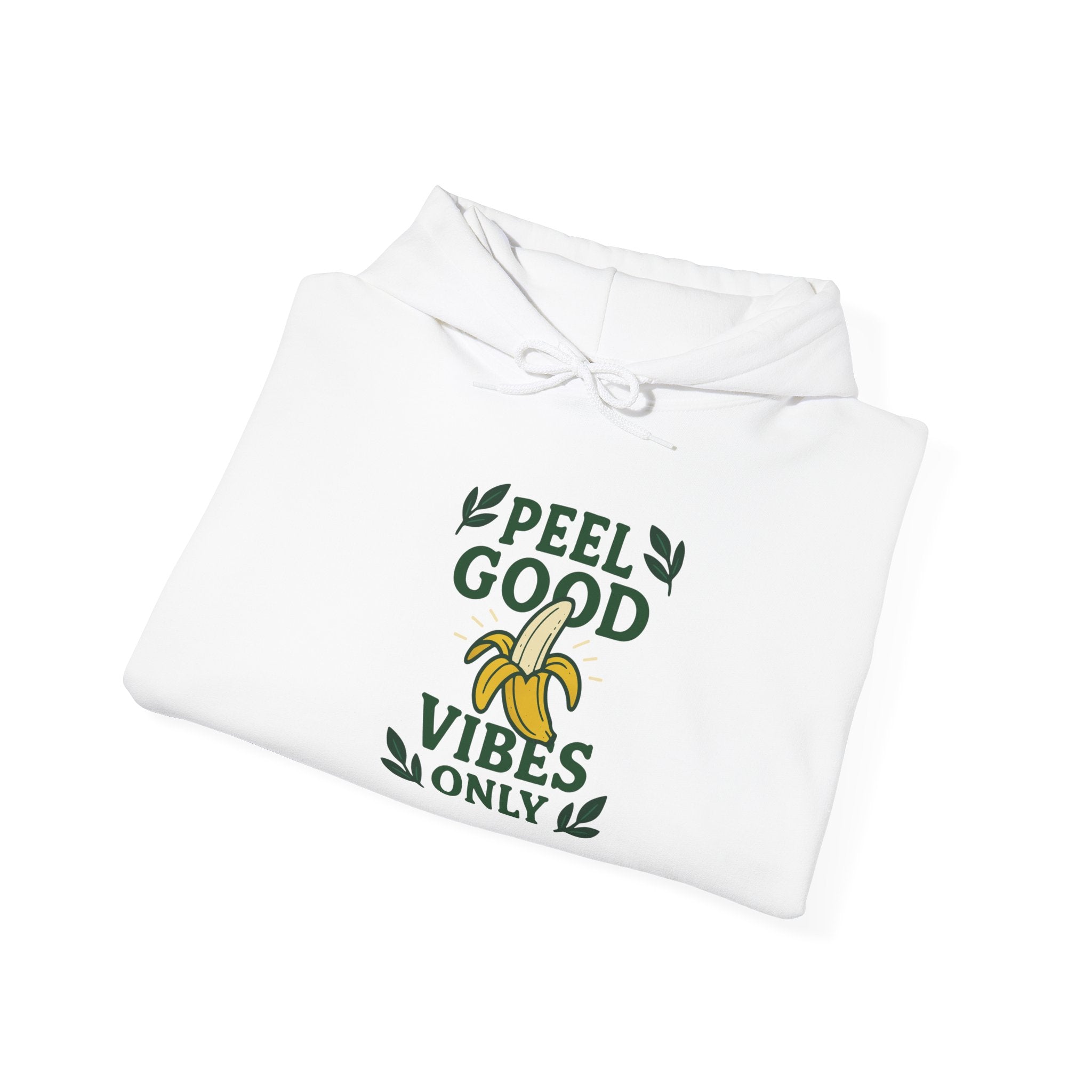 Peel Good Vibes Unisex Hooded Sweatshirt - Fun and Comfy, Perfect for Casual Wear, Gift for Friends, Cozy Relaxation, Banana Lovers