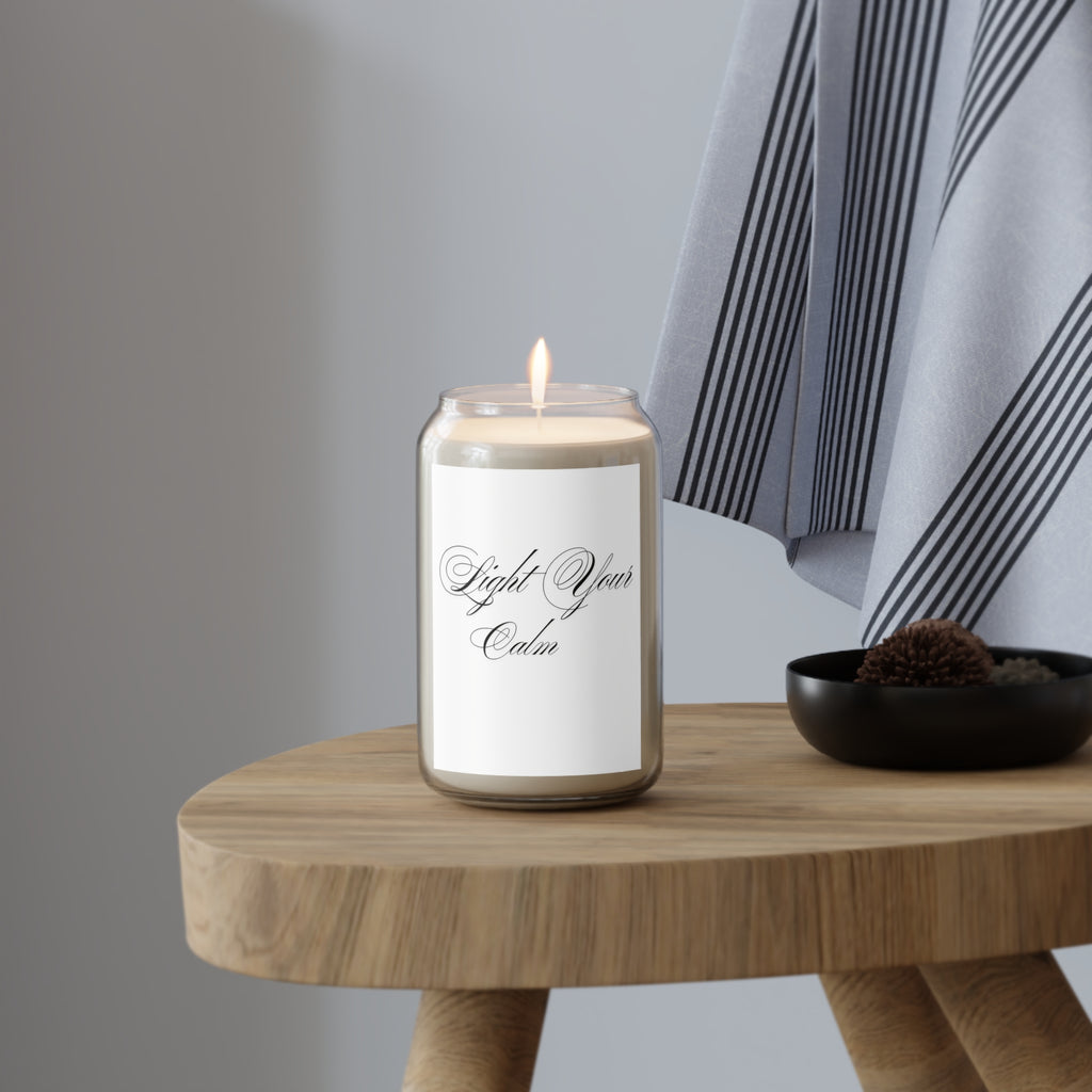 Calming Scented Soy Candle - Light Your Calm (13.75oz)