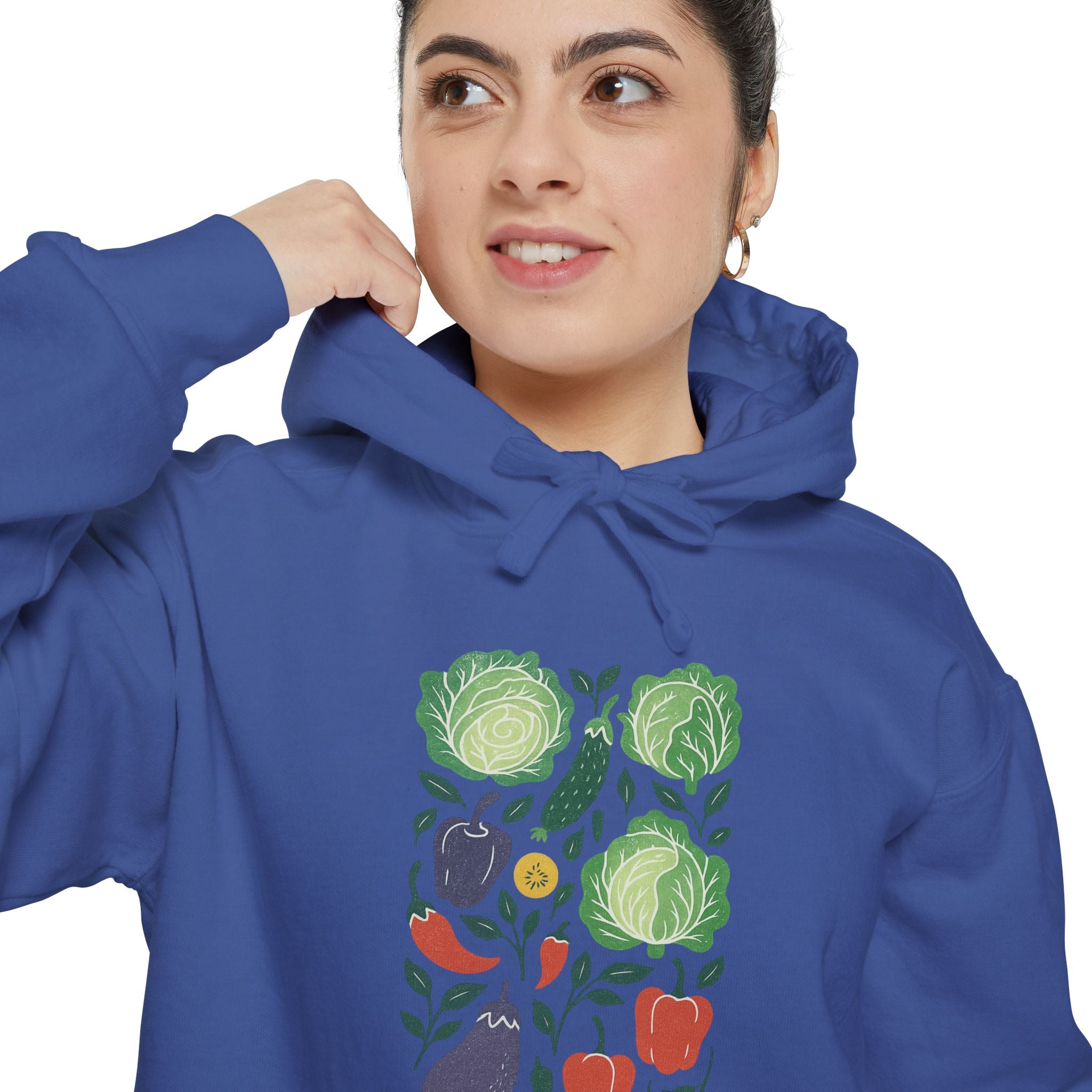 Vegetable Patch Hoodie — Organic Garden Produce Graphic Hoodie