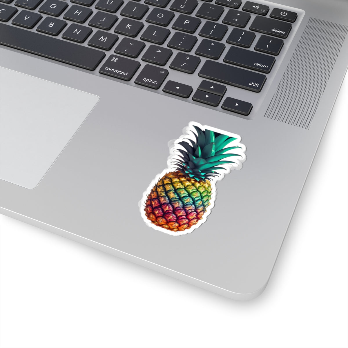 Vibrant Pineapple Kiss-Cut Stickers, Fun Decor, Laptop Accessories, Journal Decor, Tropical Vibe, Summer Party Favors