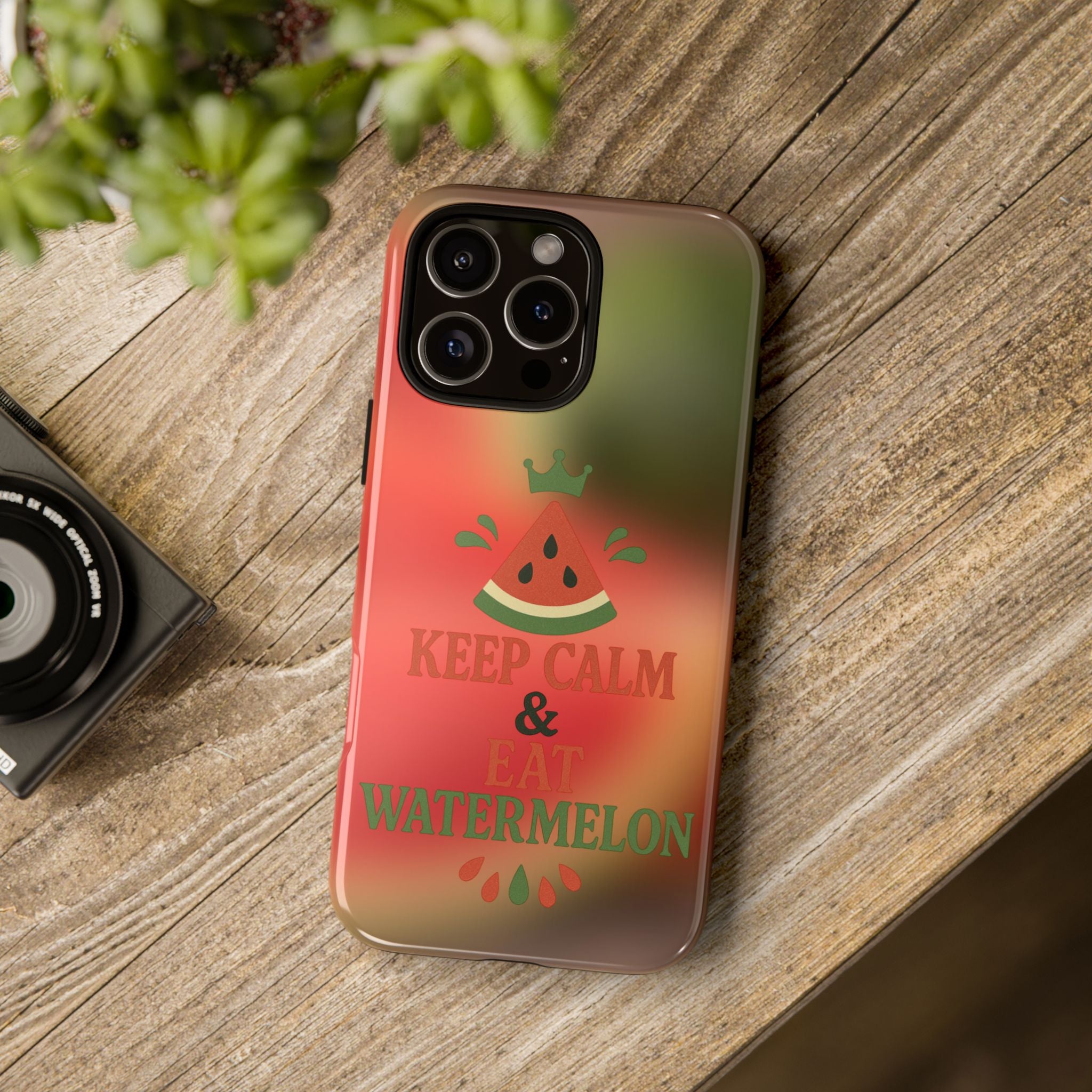 Keep Calm & Eat Watermelon Phone Case