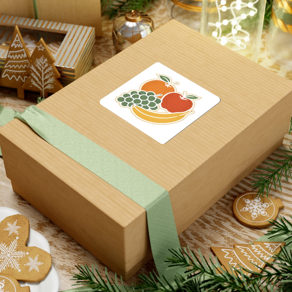 Fruit-Themed Kiss-Cut Stickers - Perfect for Scrapbooking, Laptop Decals, Gift Wrap, Journals, and More!