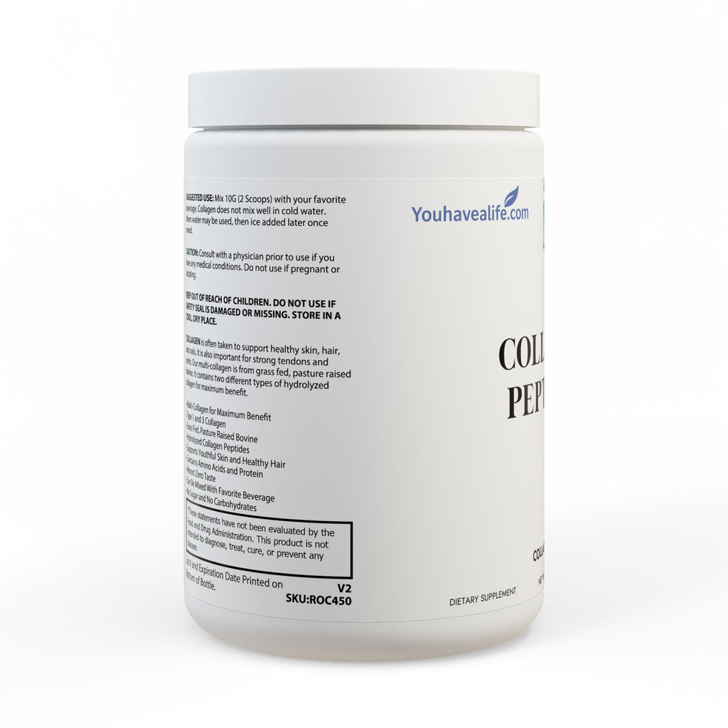 Collagen Peptides Type I & III Supplement (350g, 12.3oz)