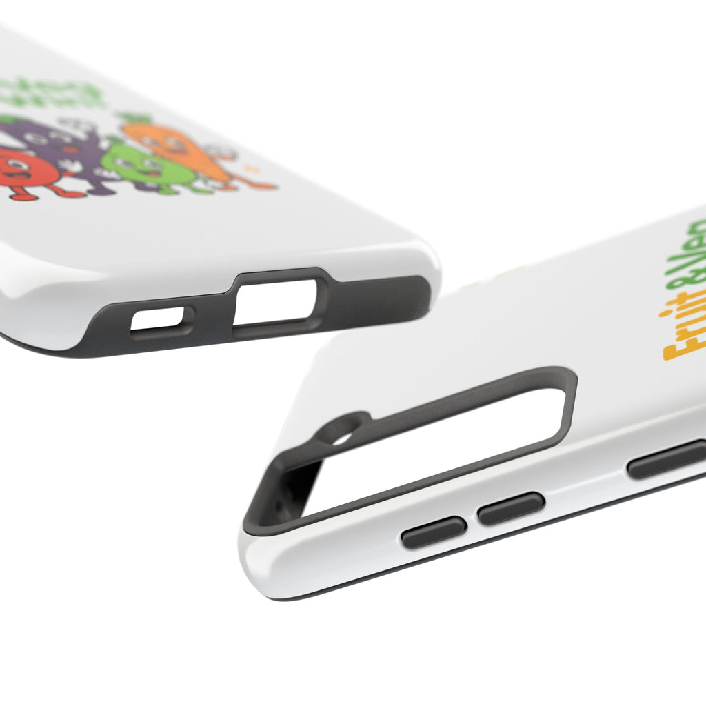 Phone Case — "Fruit & Veg for the Win!" Cute Healthy Veggie Design