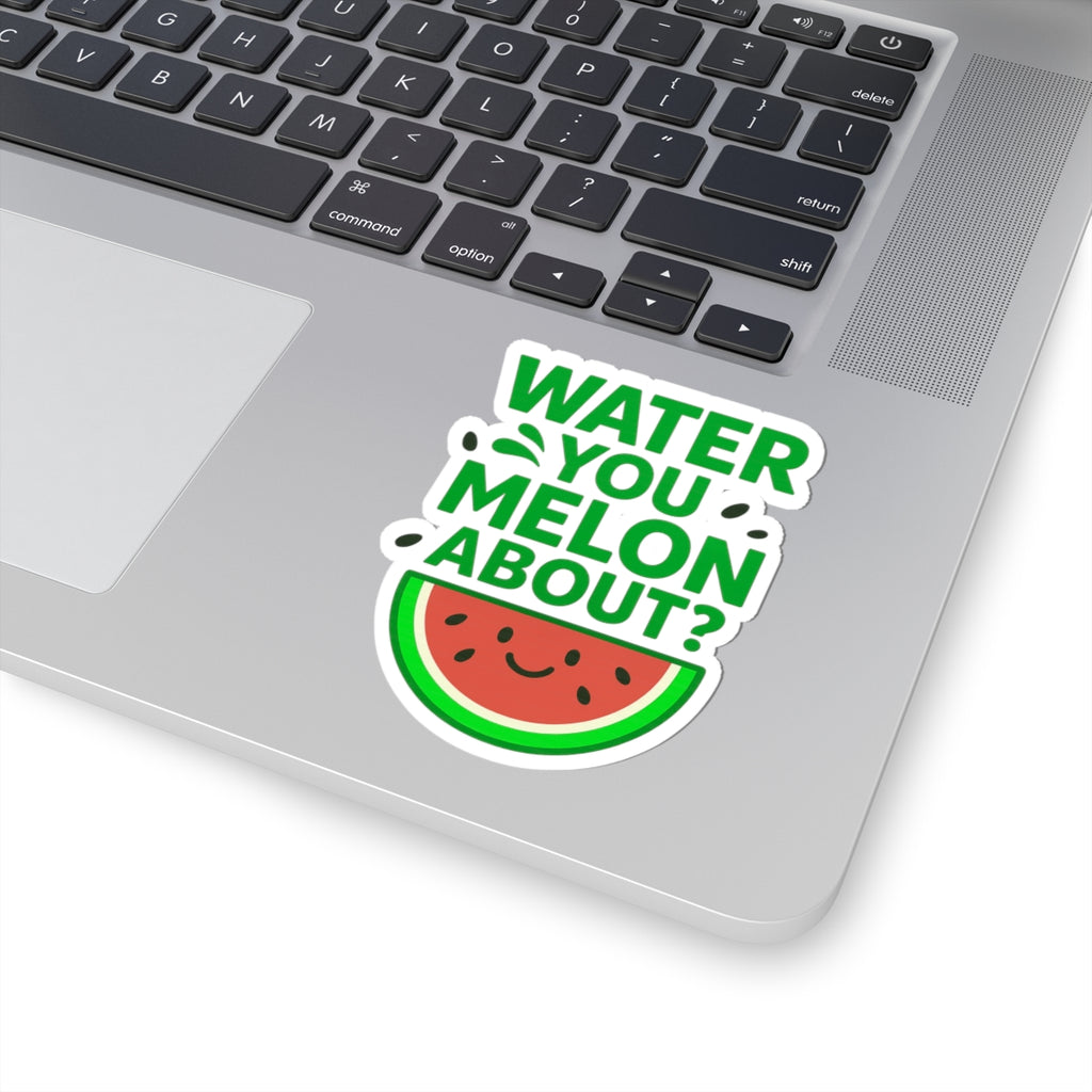 Watermelon Kiss-Cut Stickers, Fun Stickers, Laptop Decals, Summer Vibes, Gift for Fruit Lovers, Cute Decor
