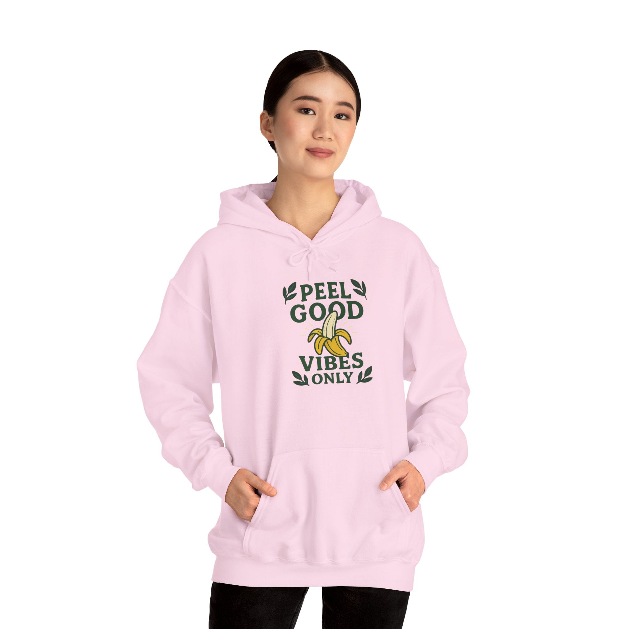 Peel Good Vibes Unisex Hooded Sweatshirt - Fun and Comfy, Perfect for Casual Wear, Gift for Friends, Cozy Relaxation, Banana Lovers