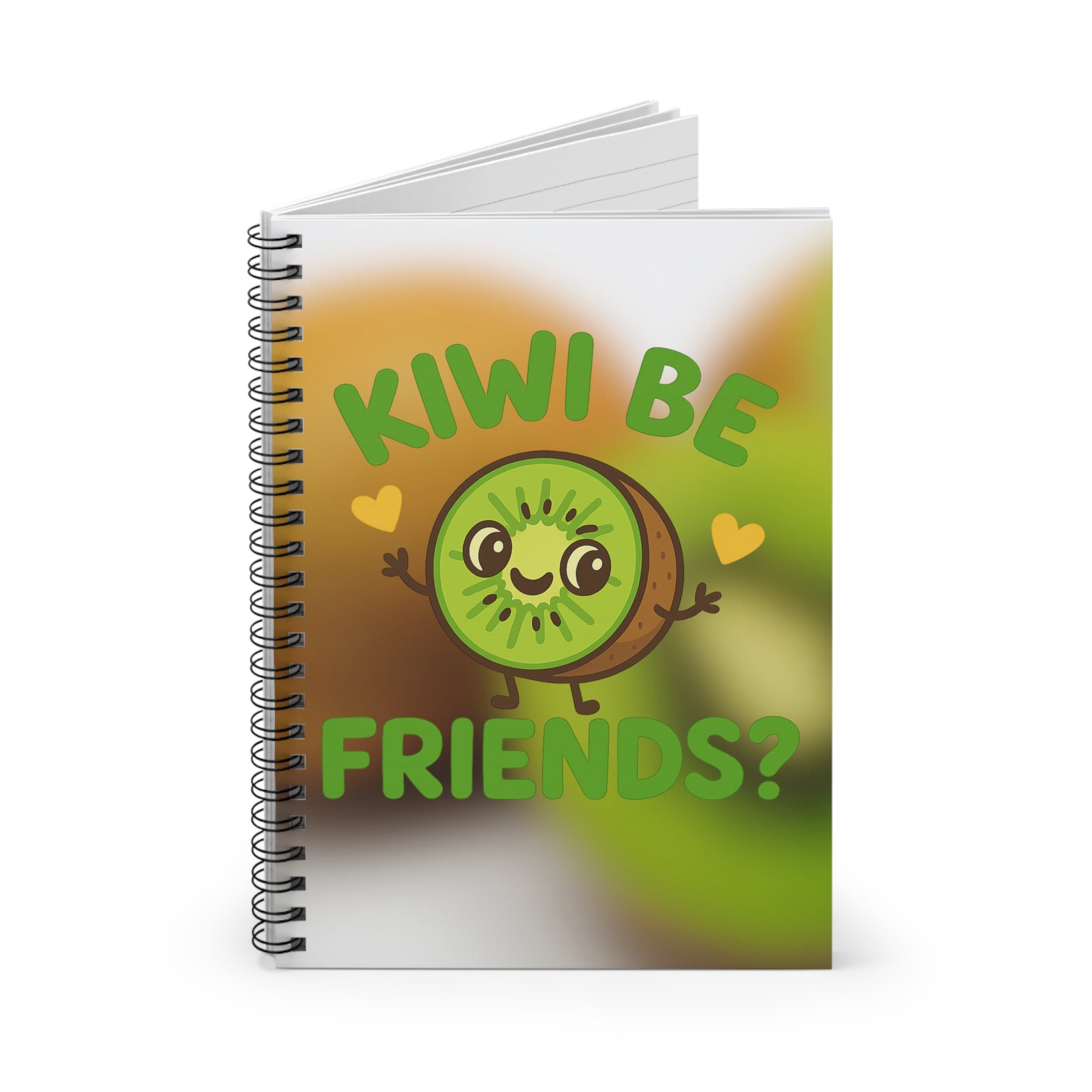 Adorable Kiwi Friends Spiral Notebook - Cute Journal for Kids, School Supplies, Gift for Friends, Fun Note-taking, Stationery