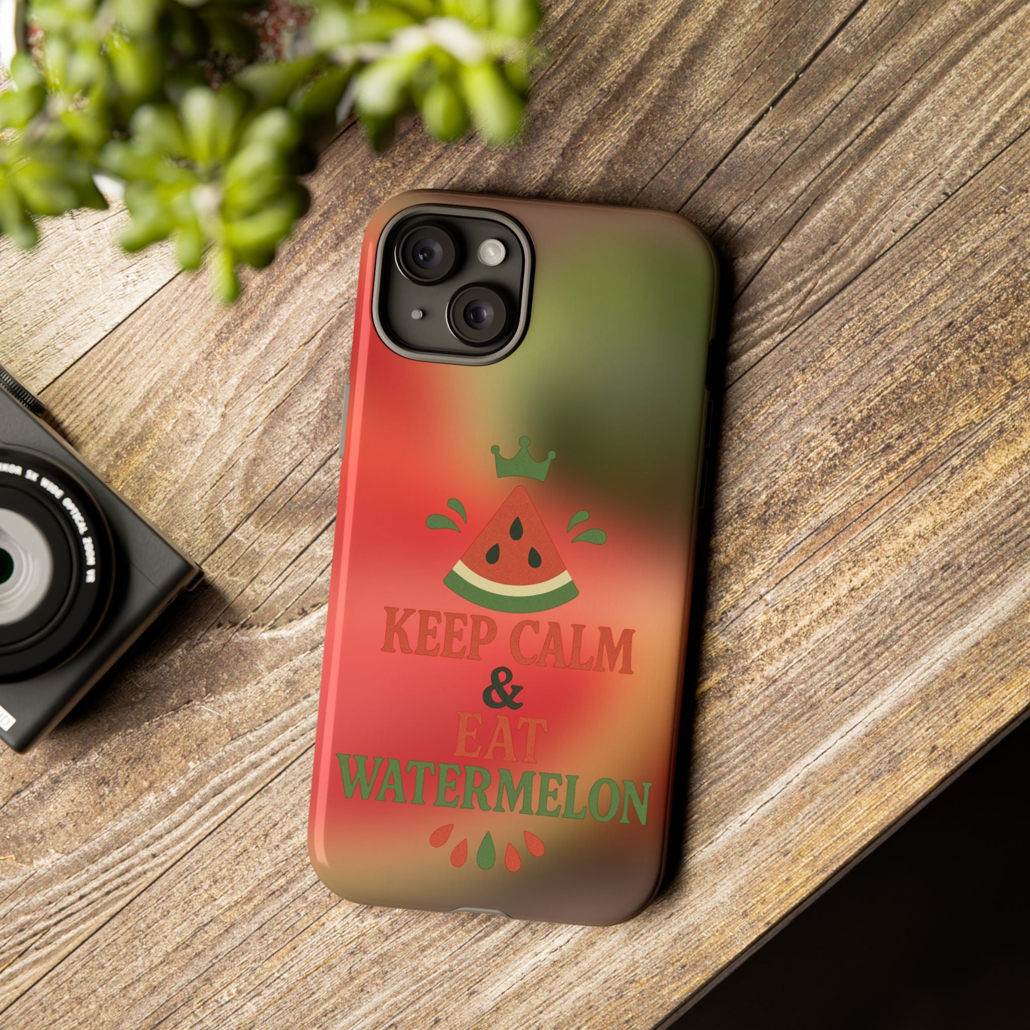 Keep Calm & Eat Watermelon Phone Case