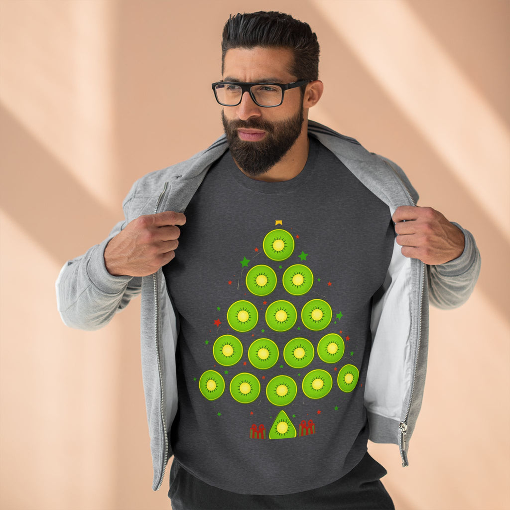 Avocado Christmas Tree Sweatshirt — Festive Holiday Crewneck