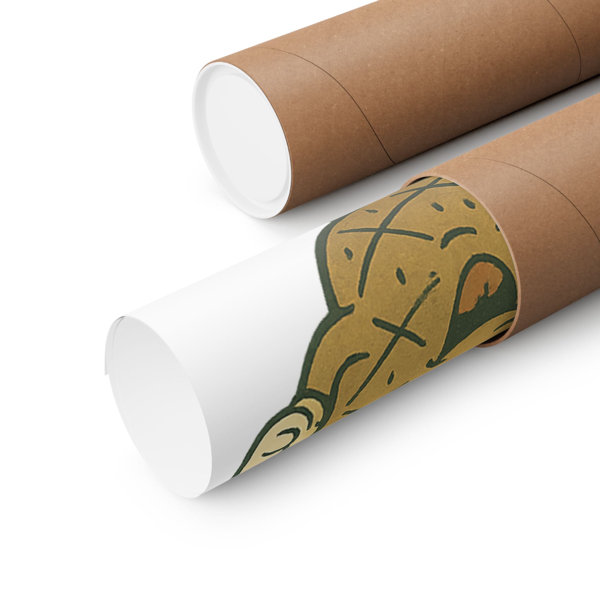 Eat Right Feel Bright Poster — Retro Fruit Kitchen Wall Art