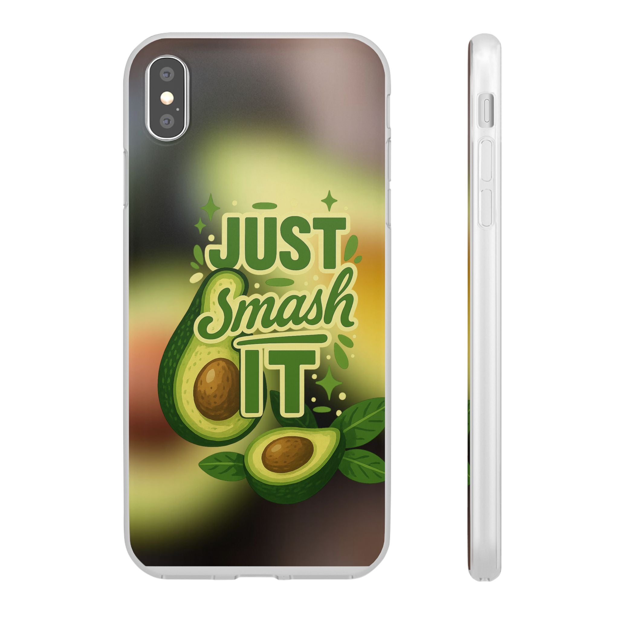 Phone Case - "Just Smash It" Avocado Design