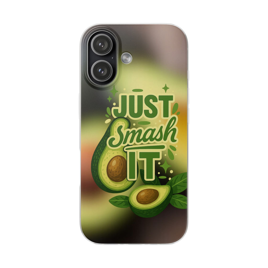 Phone Case - "Just Smash It" Avocado Design