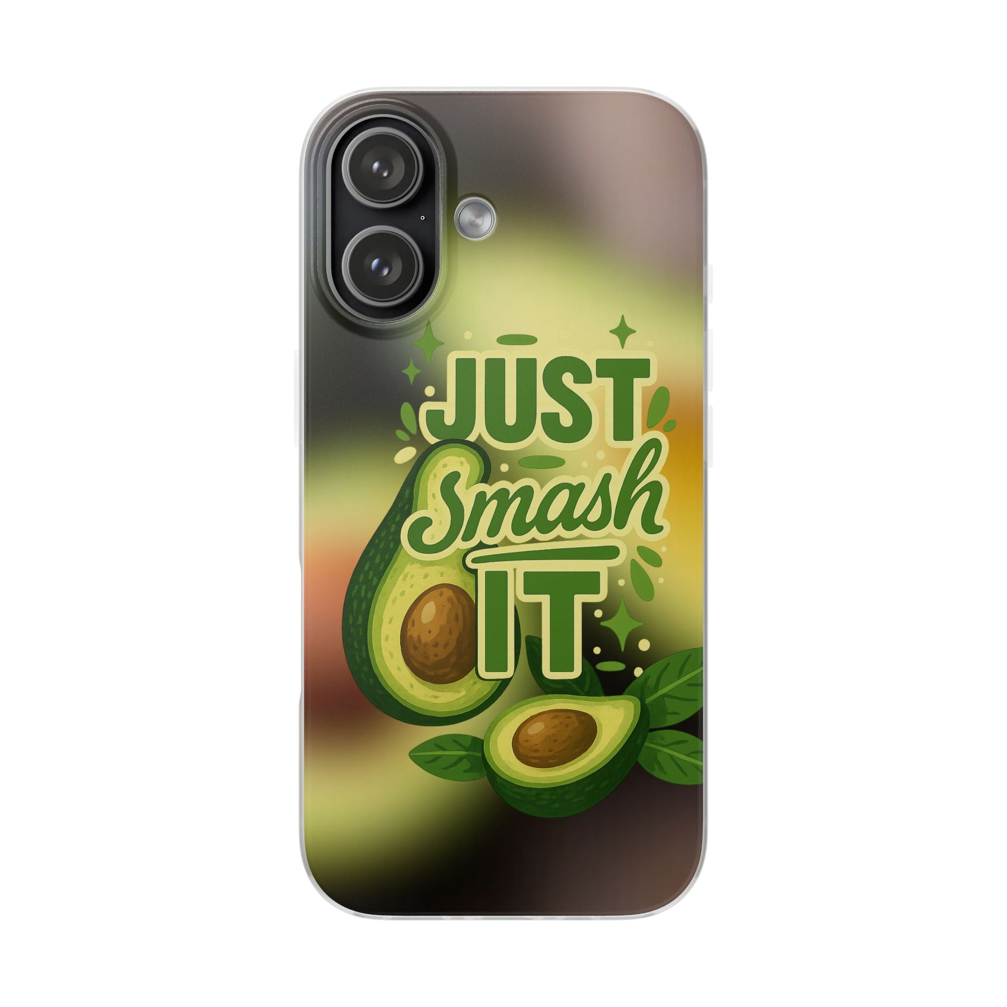 Phone Case - "Just Smash It" Avocado Design