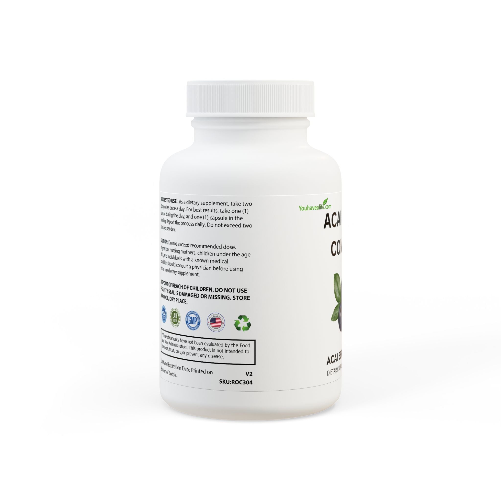Acai Berry Complex Supplement (60 Capsules)