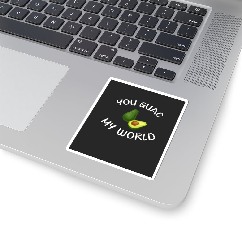 Avocado Kiss-Cut Stickers, Funny Avocado Art, Cute Sticker for Laptop, Gift for Food Lovers, Kitchen Decor, Humor Stickers