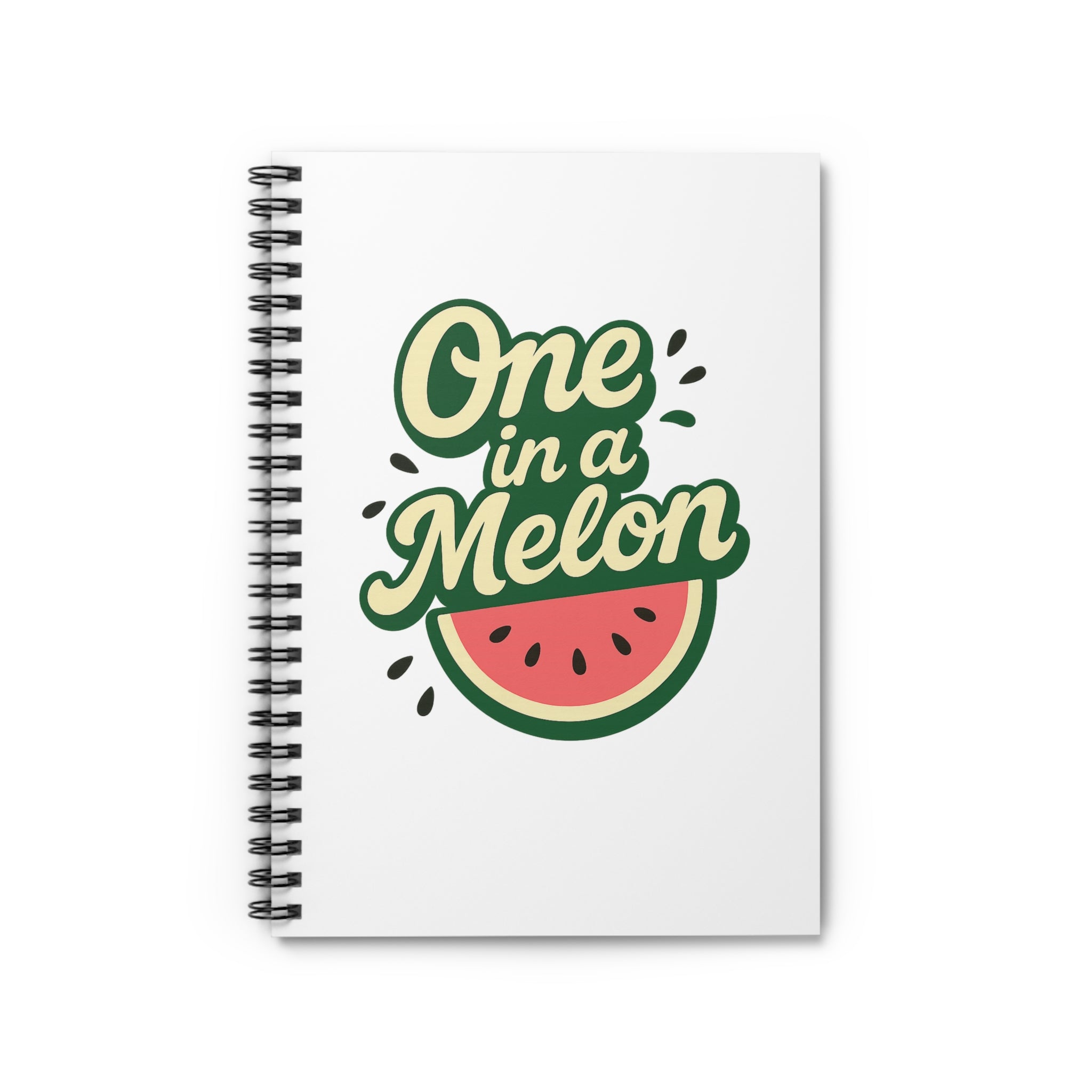 Watermelon Themed Spiral Notebook - Perfect for Summer Fun, Journaling, Gifts, School, and More!