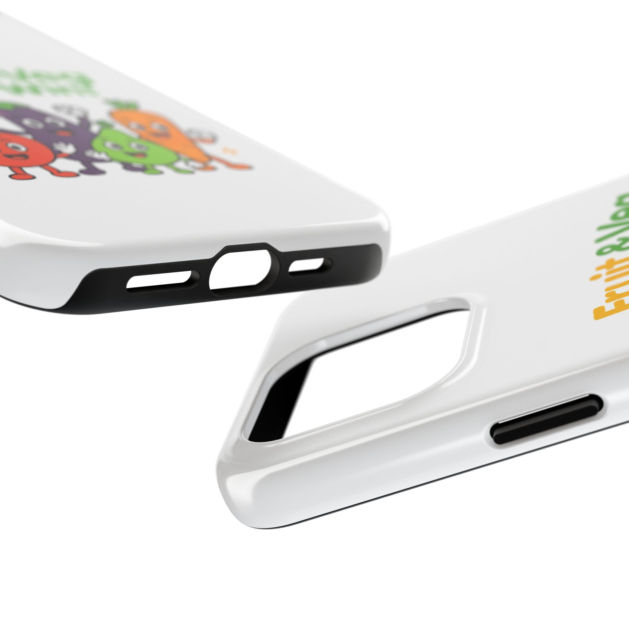 Phone Case — "Fruit & Veg for the Win!" Cute Healthy Veggie Design